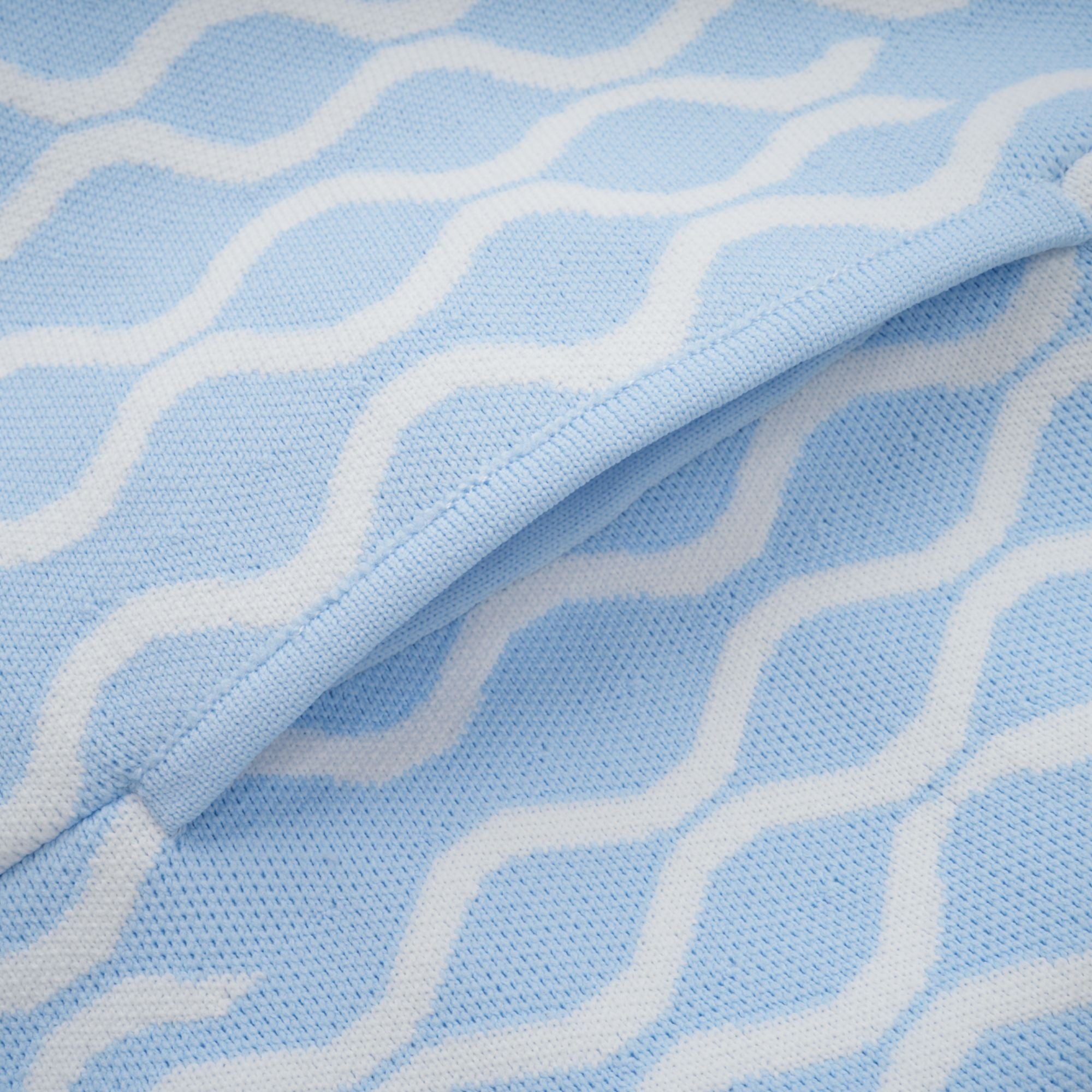 Mini-robe sans manches à motif jacquard Hélène