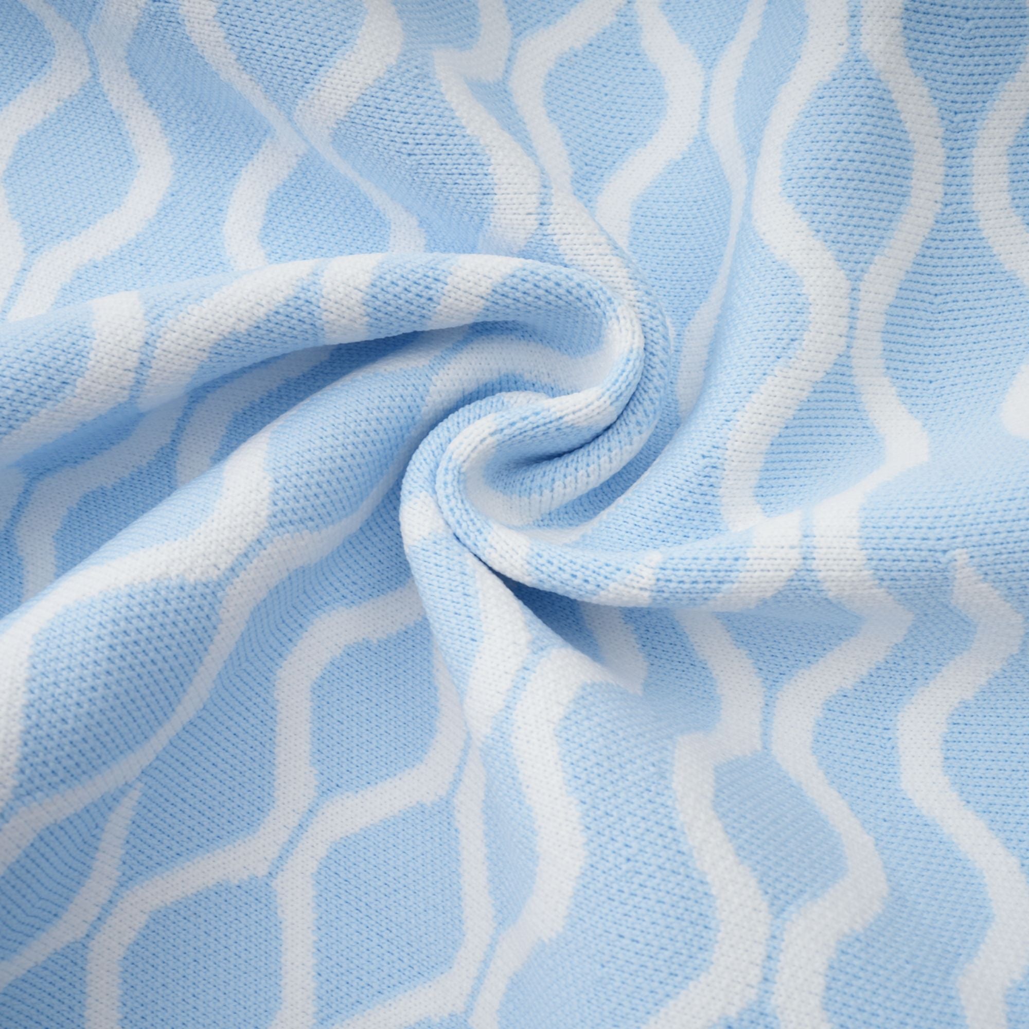 Mini-robe sans manches à motif jacquard Hélène