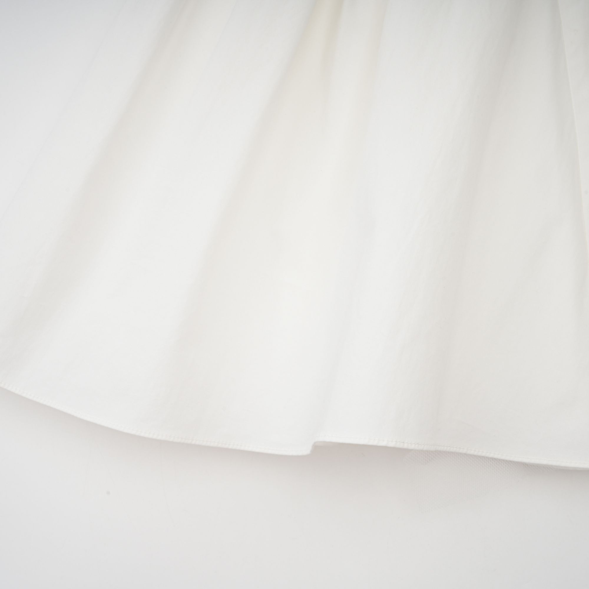 Julie white folded-neck bonded sleeveless mini dress (Final Sale-US Only)