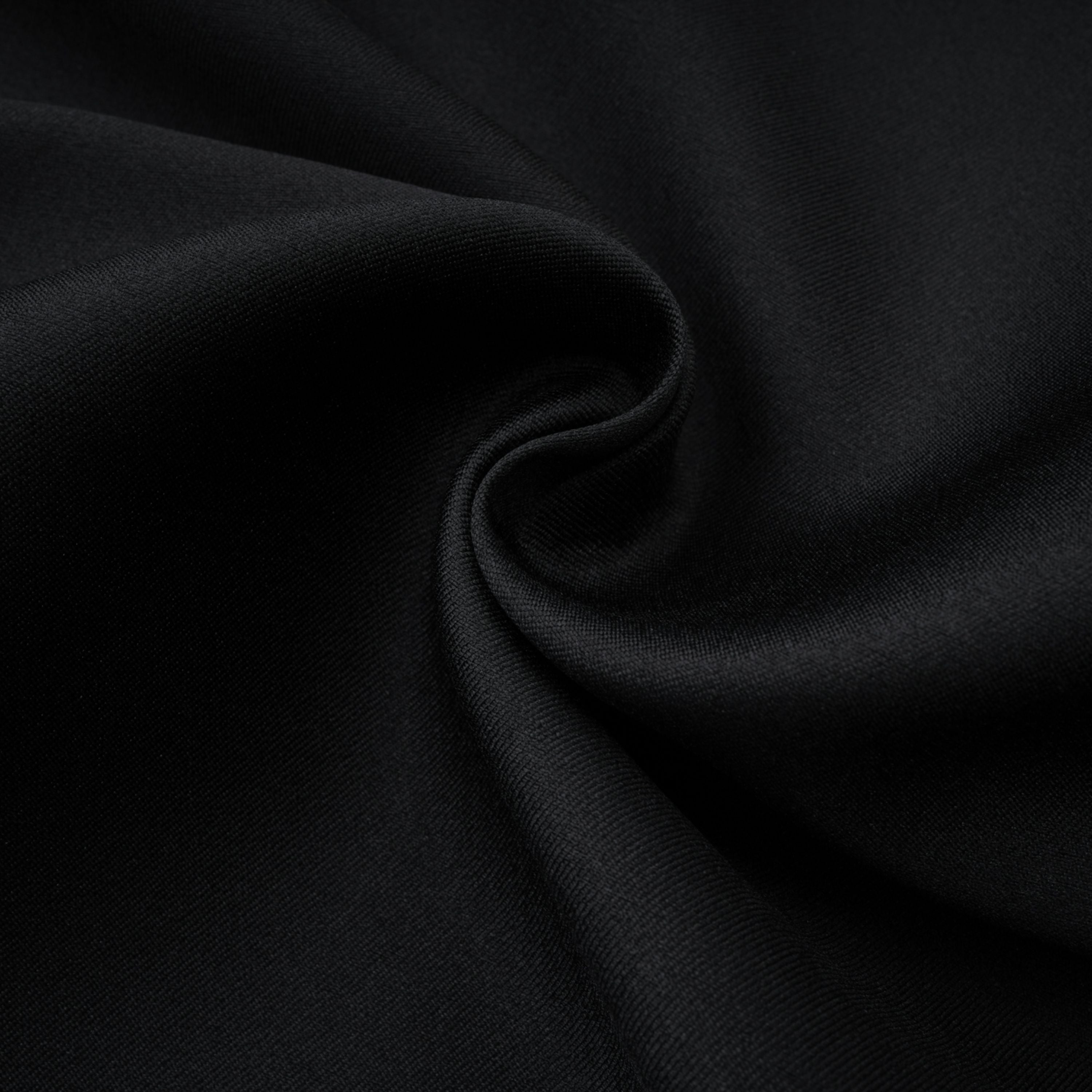 Robe midi noire à col montant en tweed