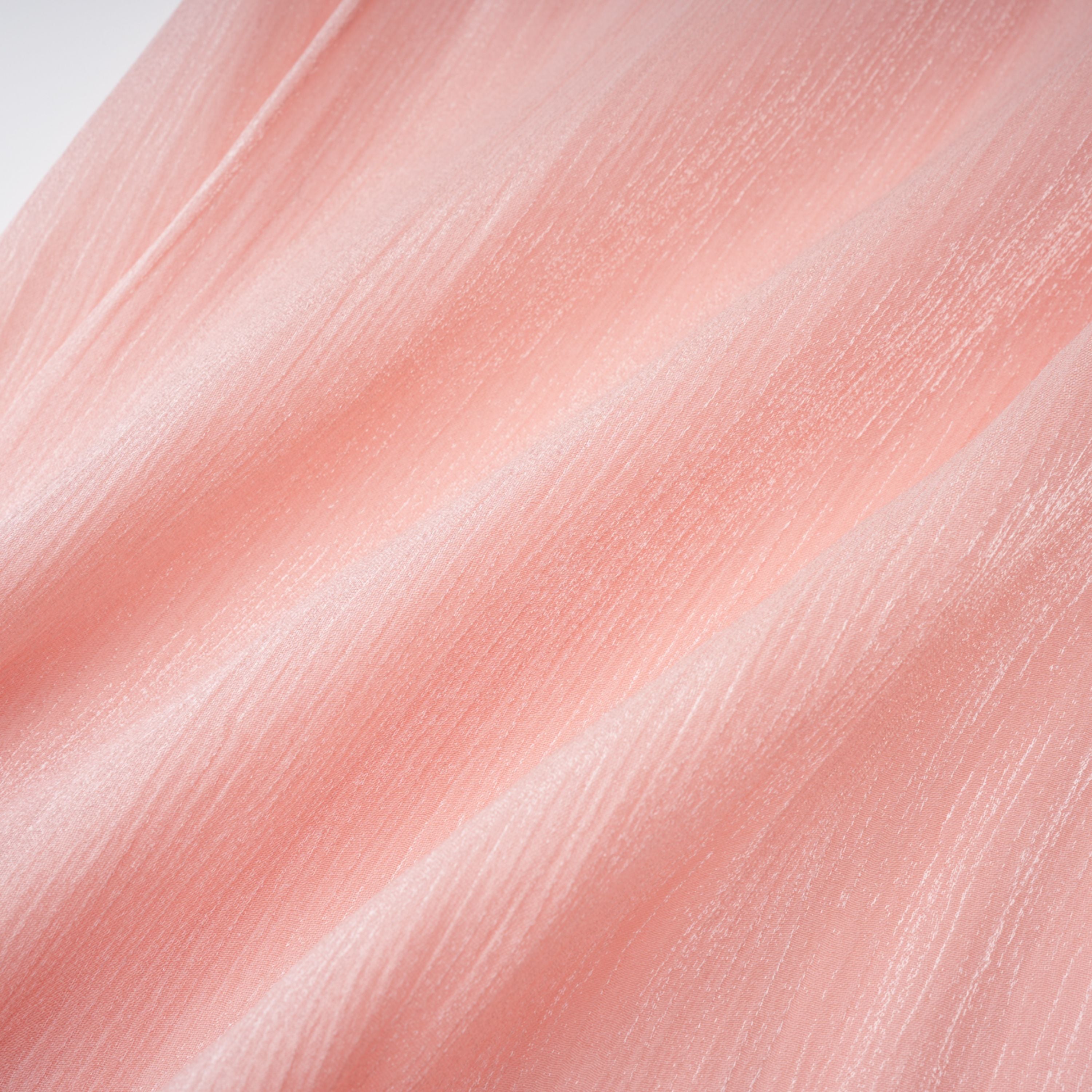 Mini-robe rose à col montant et volants
