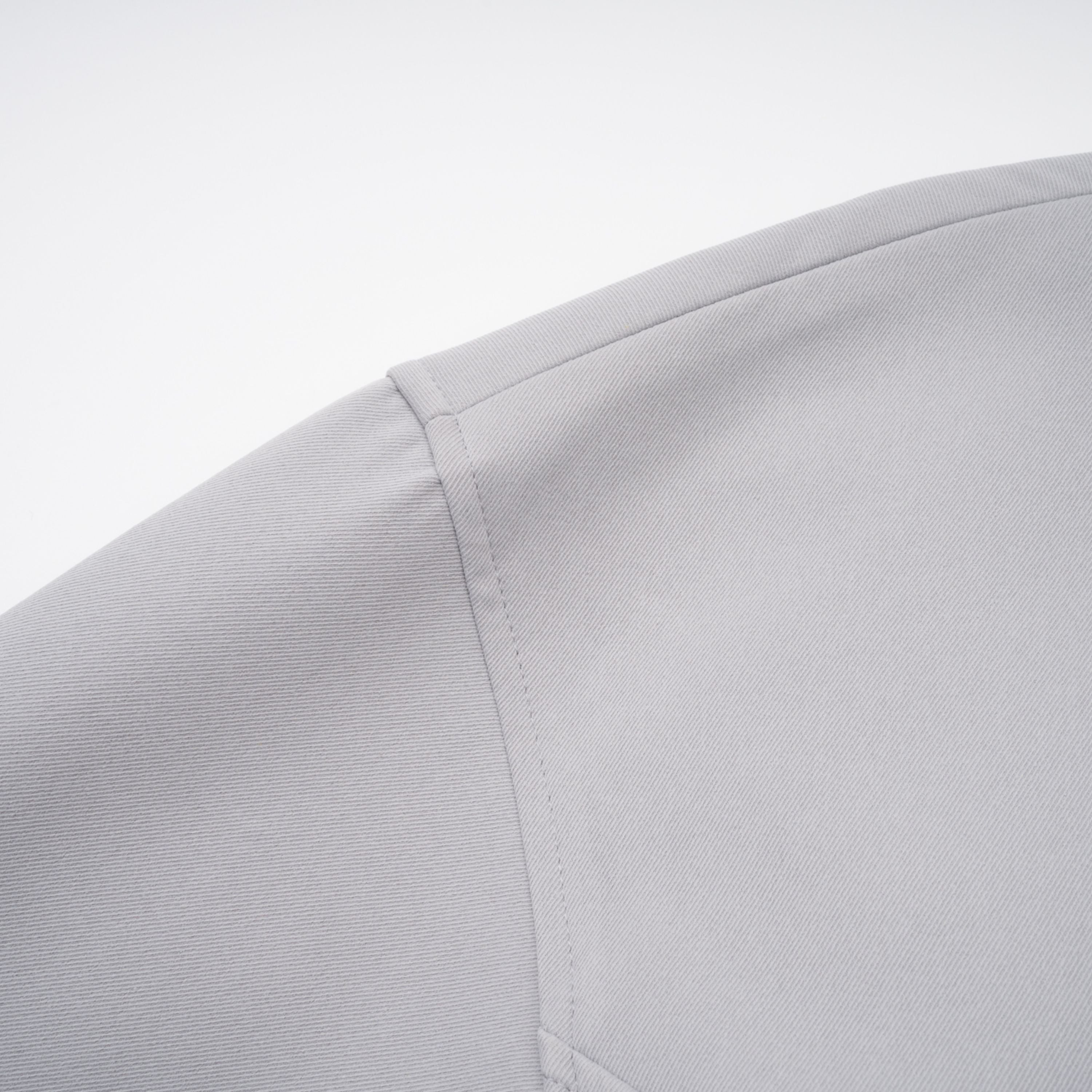 Vilma Grey Leather Collar Hunting Jacket (Final Sale-US Only)