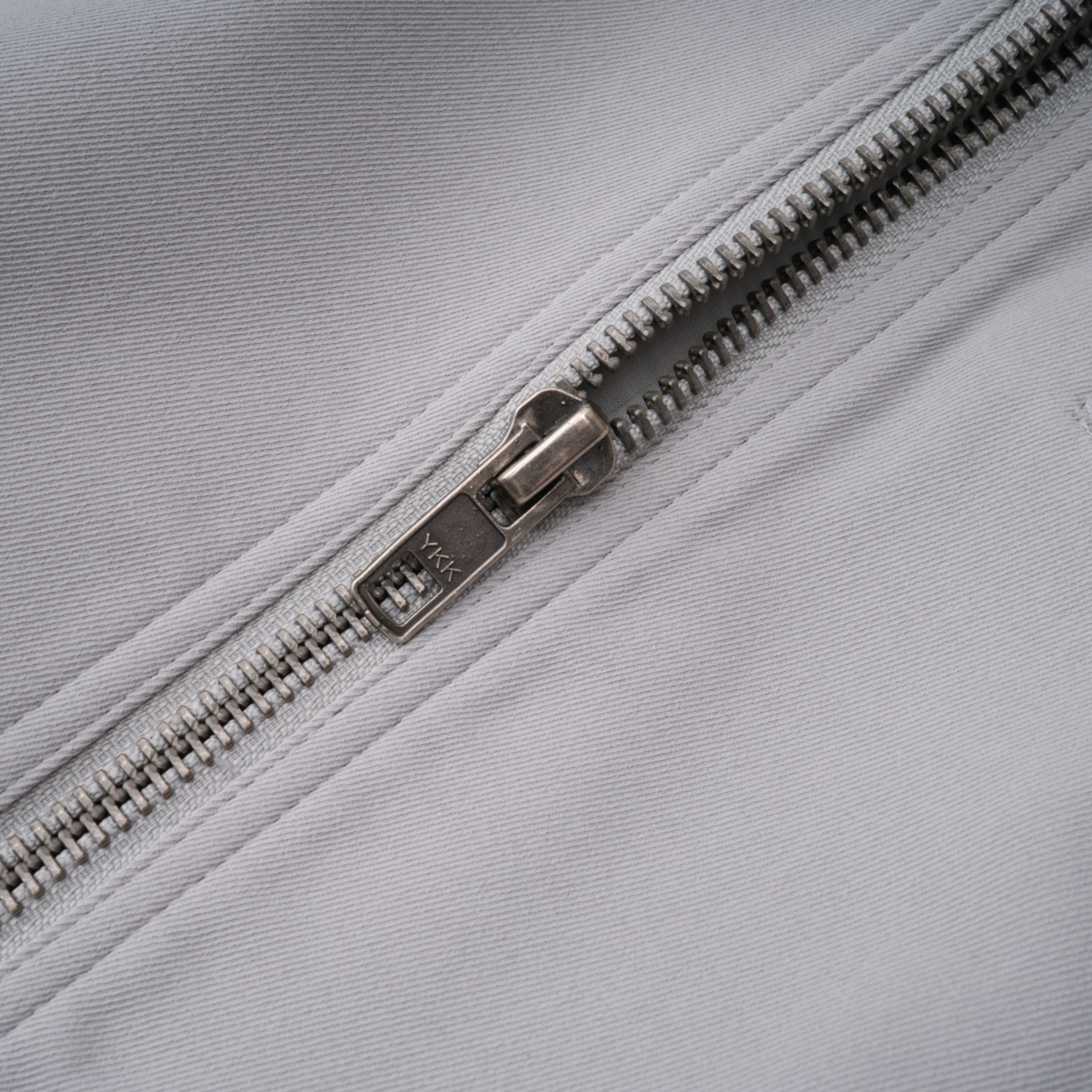 Vilma Grey Leather Collar Hunting Jacket (Final Sale-US Only)