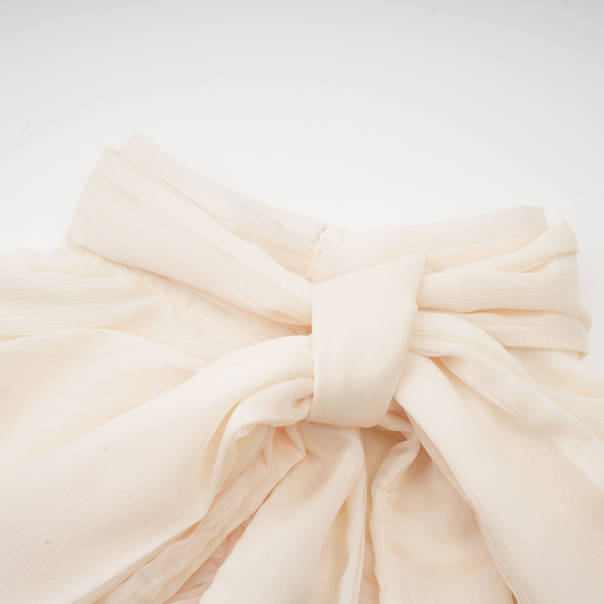 Thibaulte tuck-detail pleated tulle mini dress (Final Sale)
