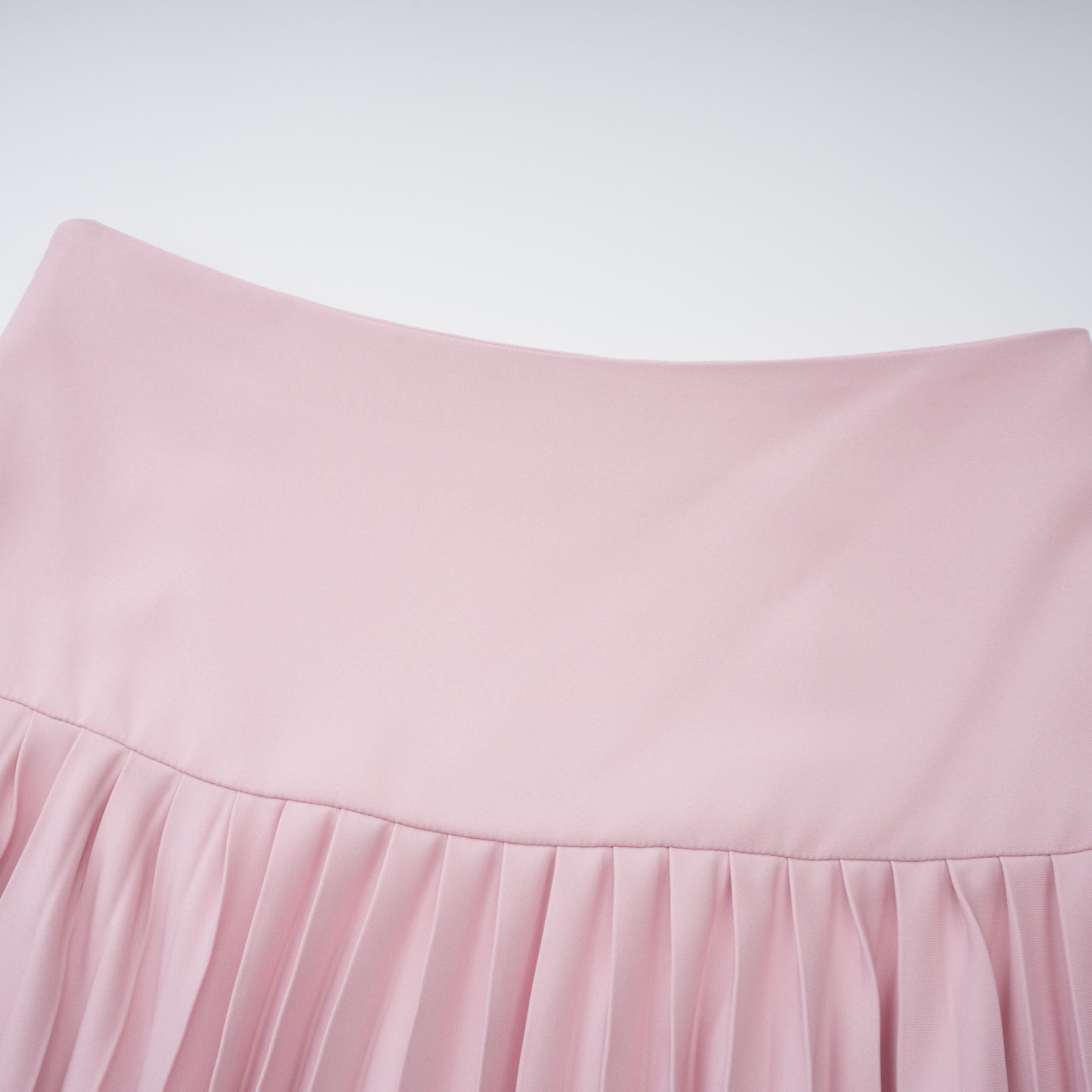 Rhinestone-Adorned Corset & Bolero & Pleated Skirt