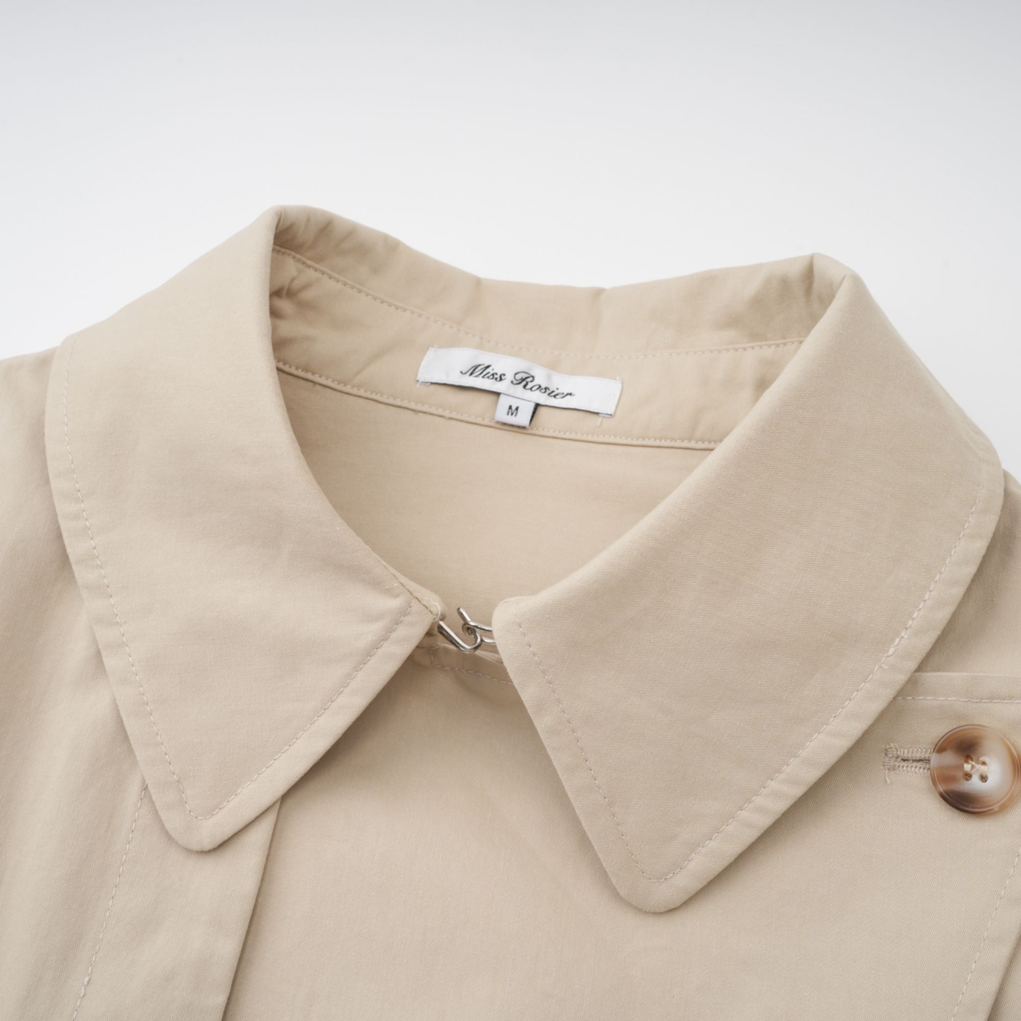 Asymmetrical Trench Style Playsuit