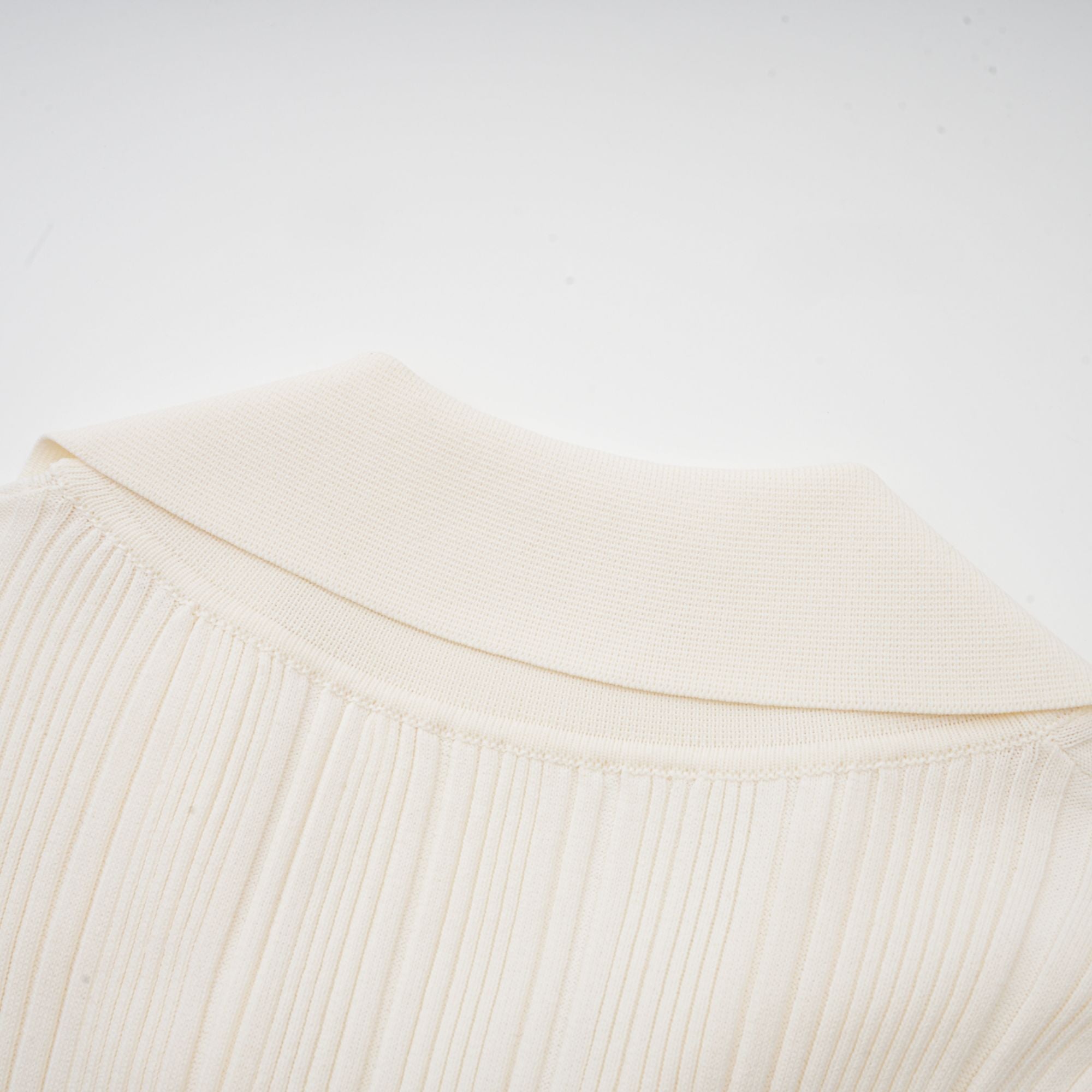 Nouria white mermaid-hem knit midi dress (Final Sale-US Only)