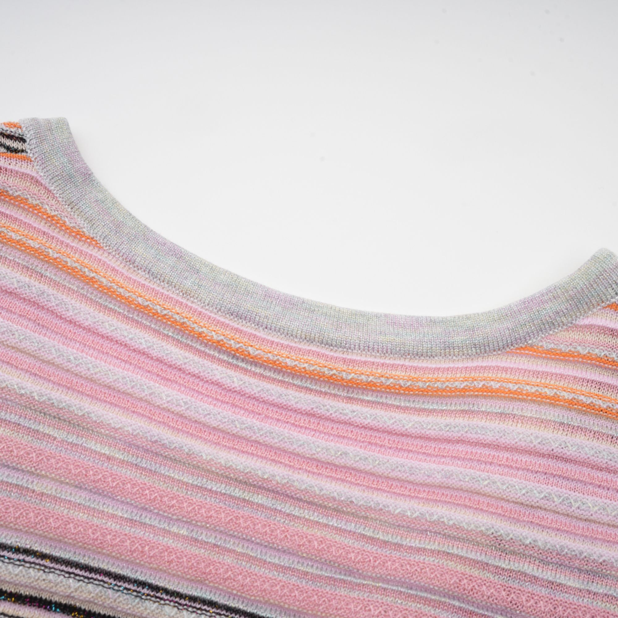 Mathilde metallic pleated midi dress in Pink (Final Sale)