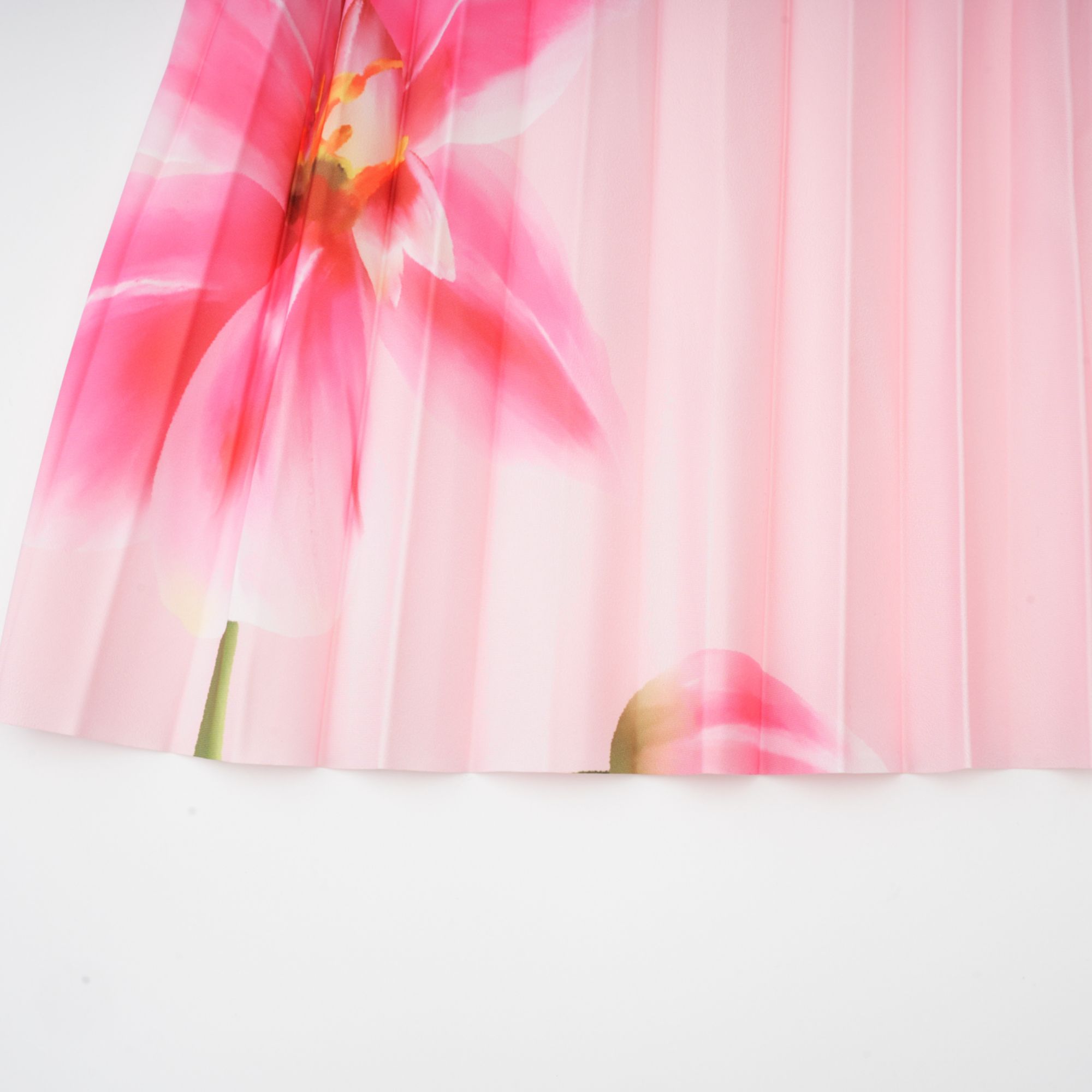 Justine floral-print stretch top & skirt matching set (Final Sale)