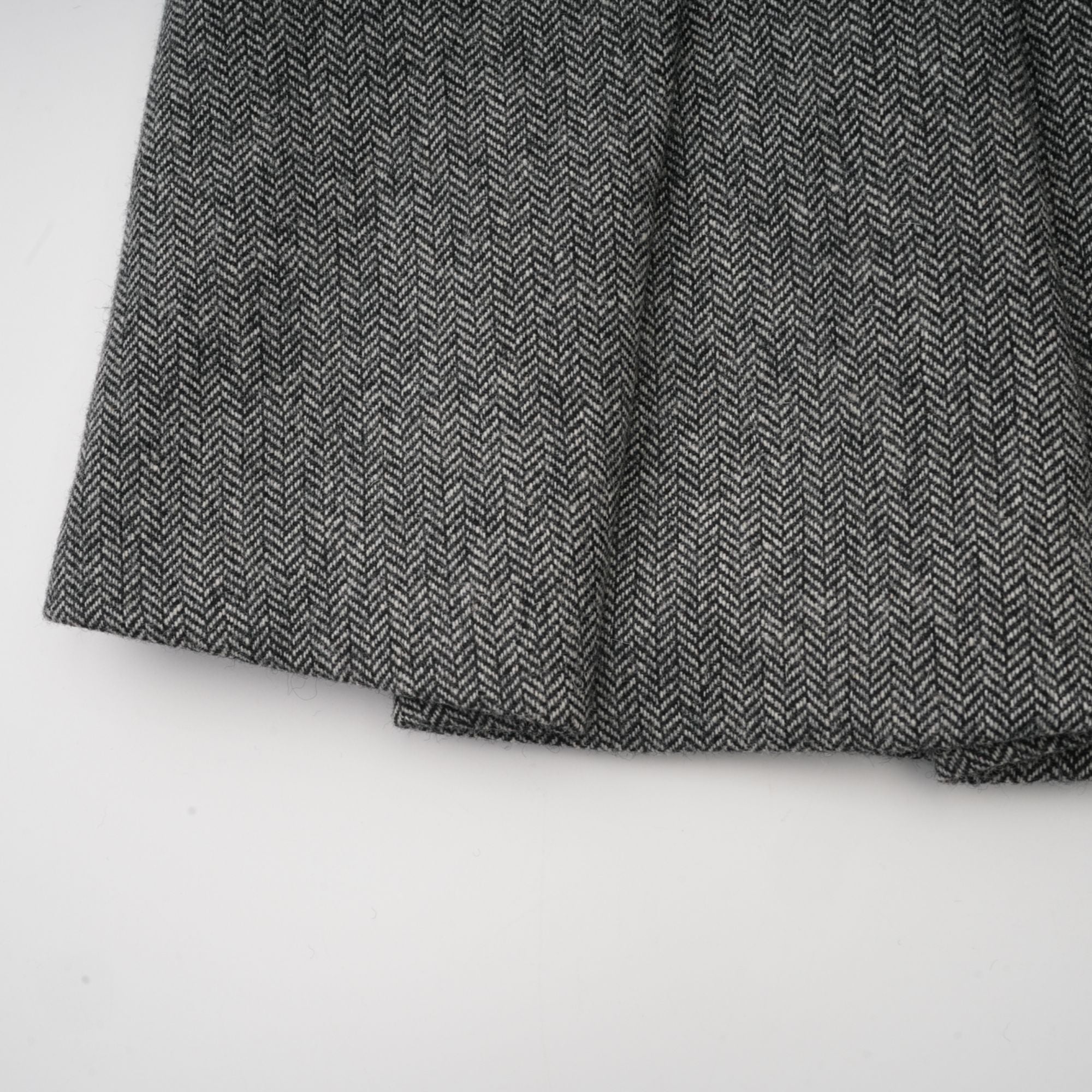 Agathe grey herringbone top & shorts matching set (Final Sale)