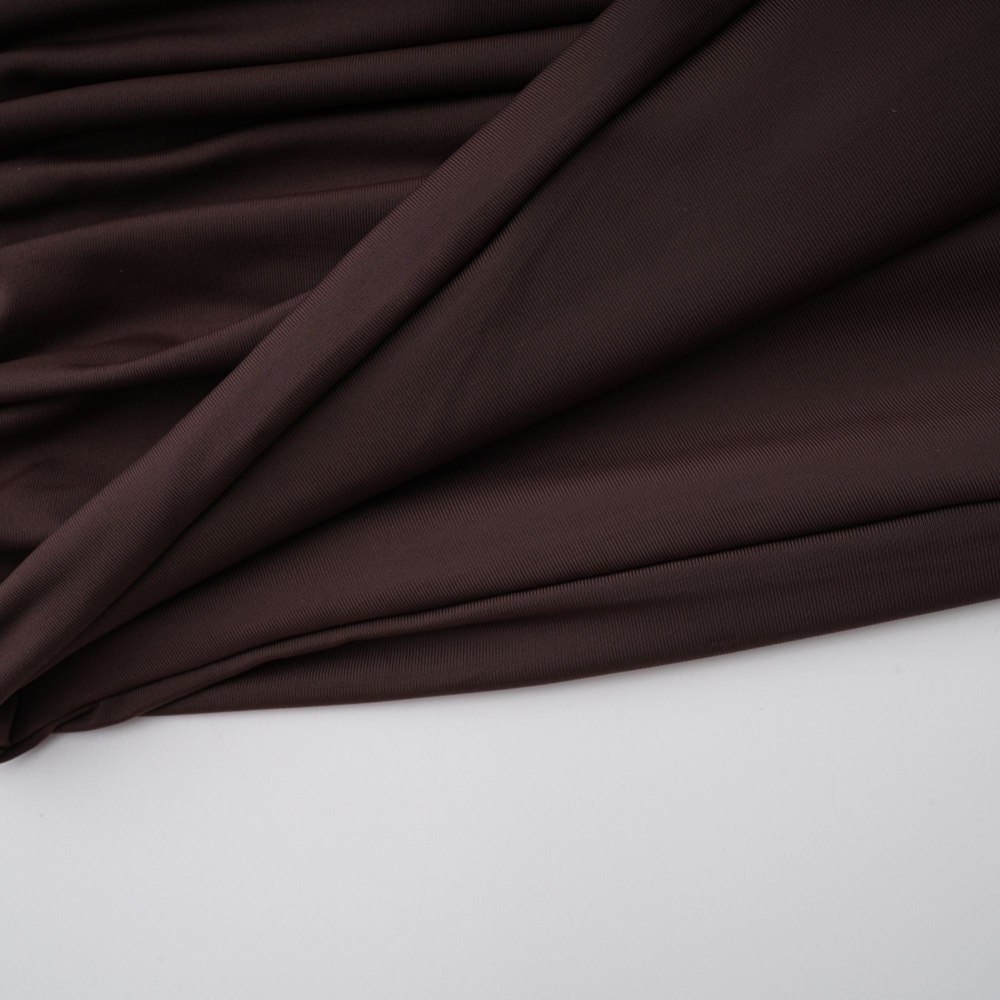 Fée Brown Asymmetrical Ruched Mini Dress (Final Sale-US Only)