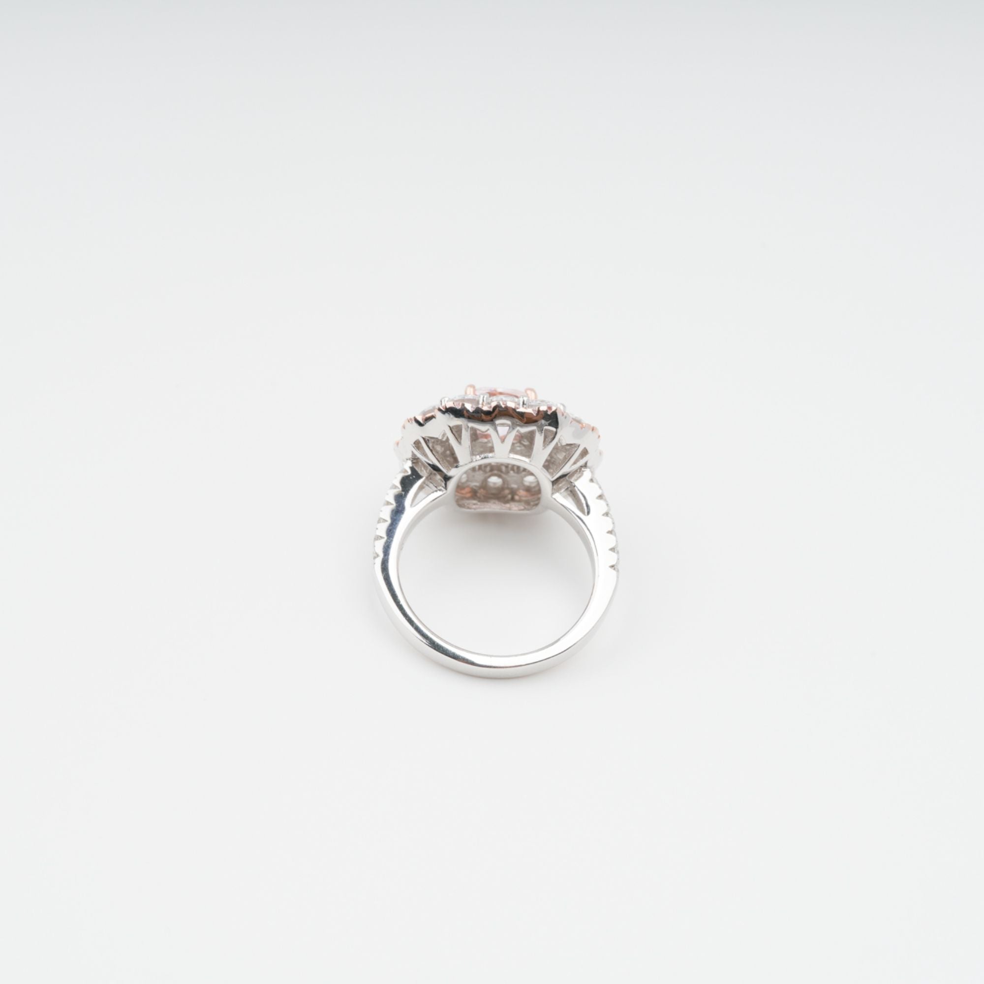 Marianne Pink Polished Zircon Gemstone Sterling Silver Ring
