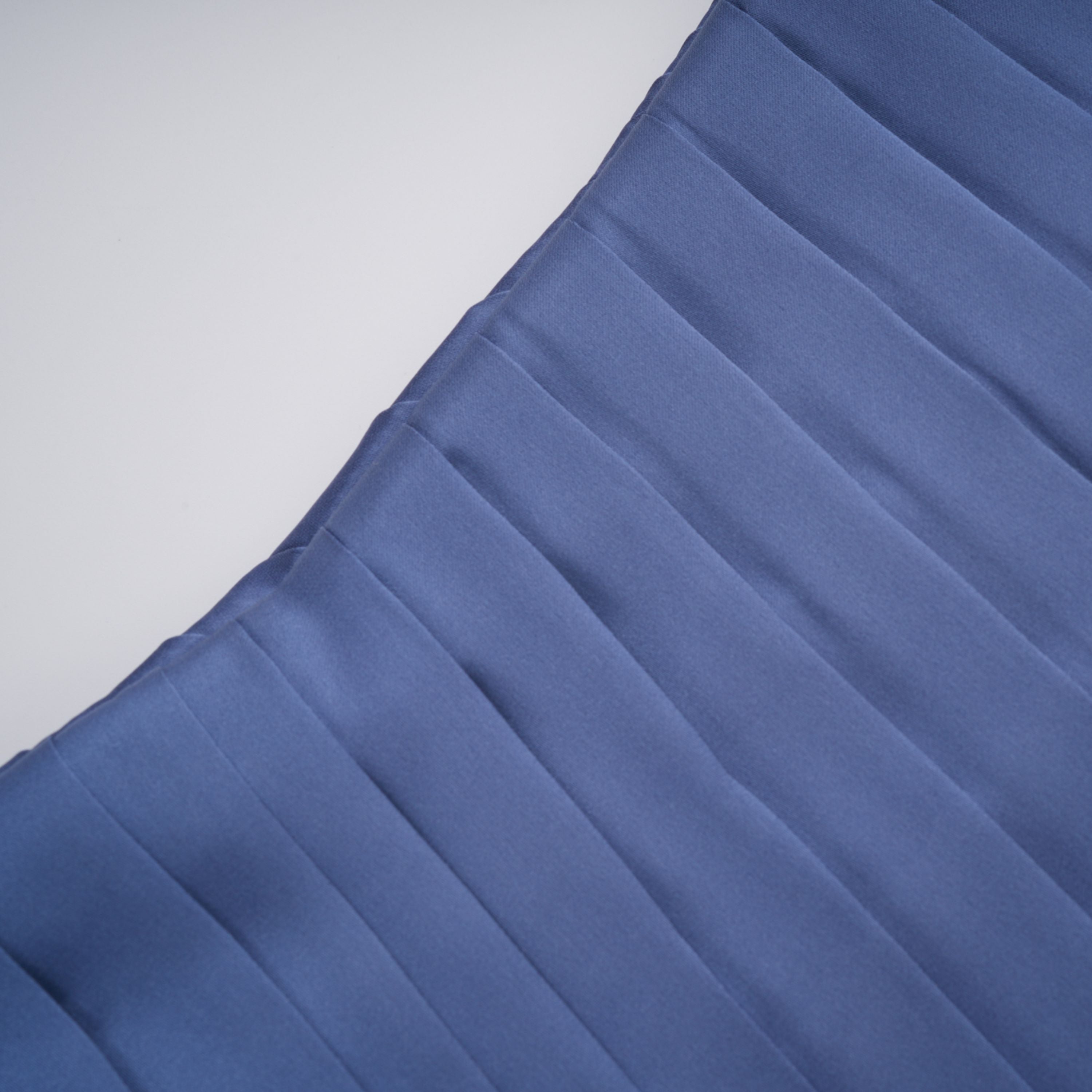 Angelína Blue Diagonal Pleated Gathered Maxi Gown (Final Sale-US Only)
