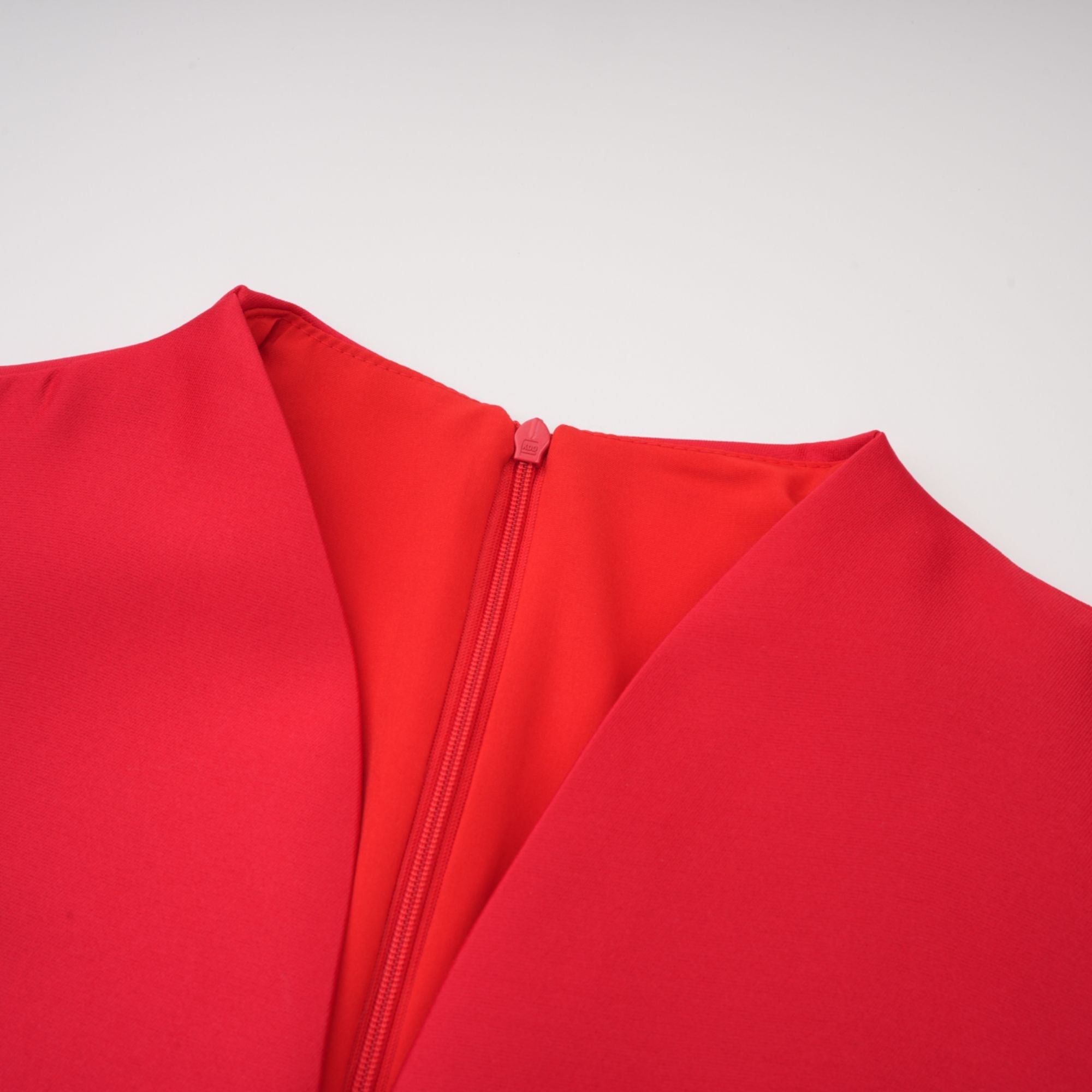 Robe midi Aventin Red Godet Design