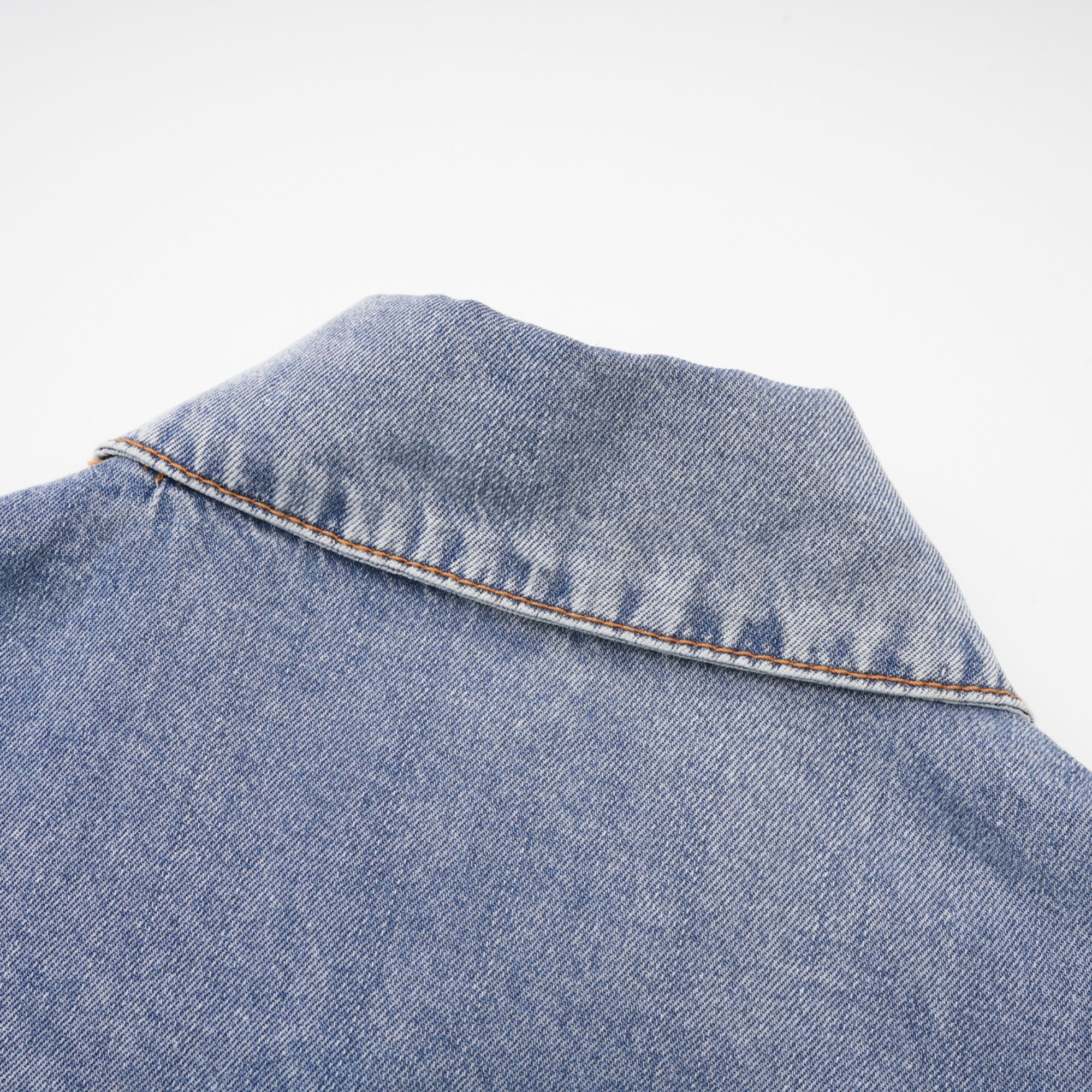 Nala jersey-panelled denim top & skirt matching set (Final Sale-US Only)