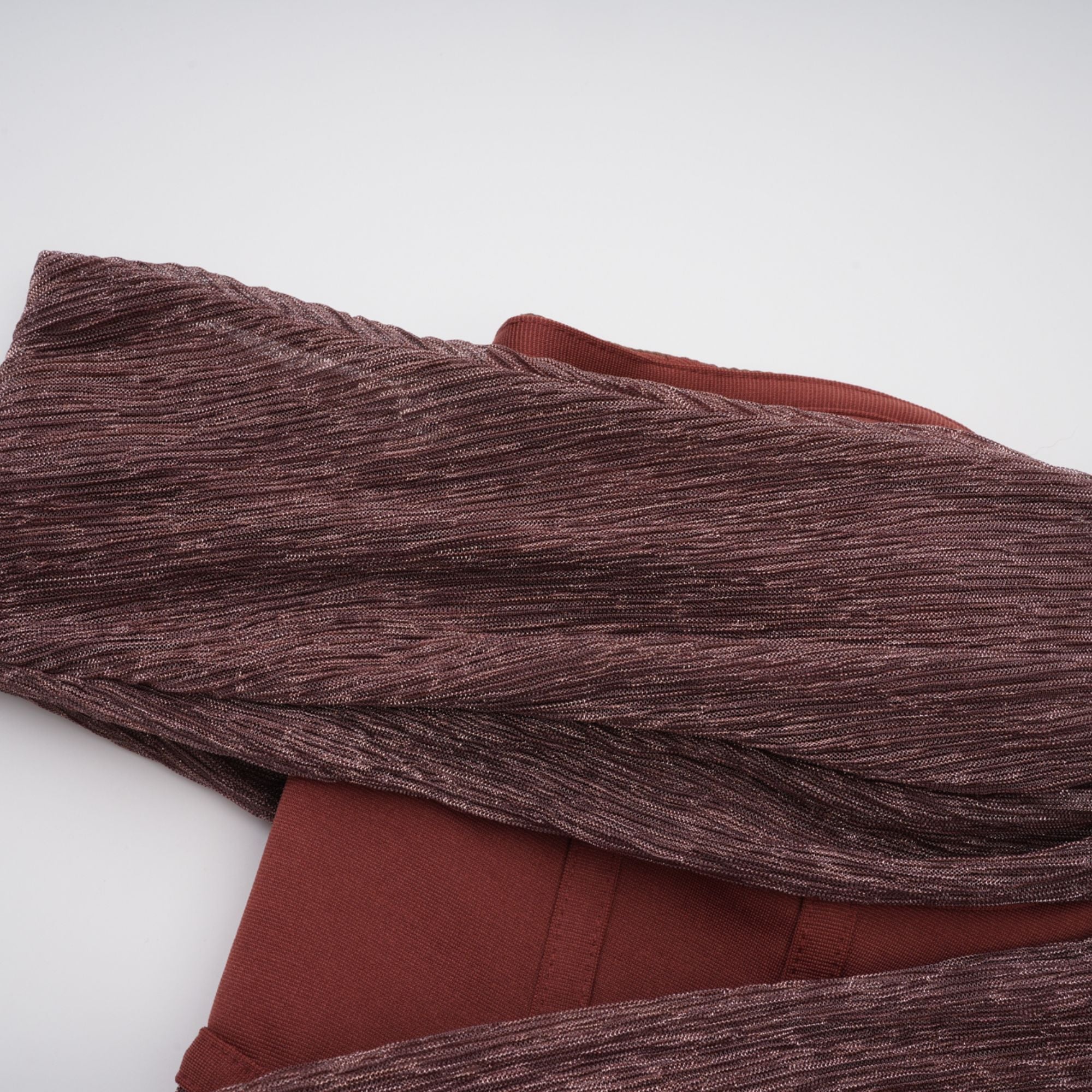 Delphine ribbon-design corset maxi dress in Brown (Final Sale-US Only)