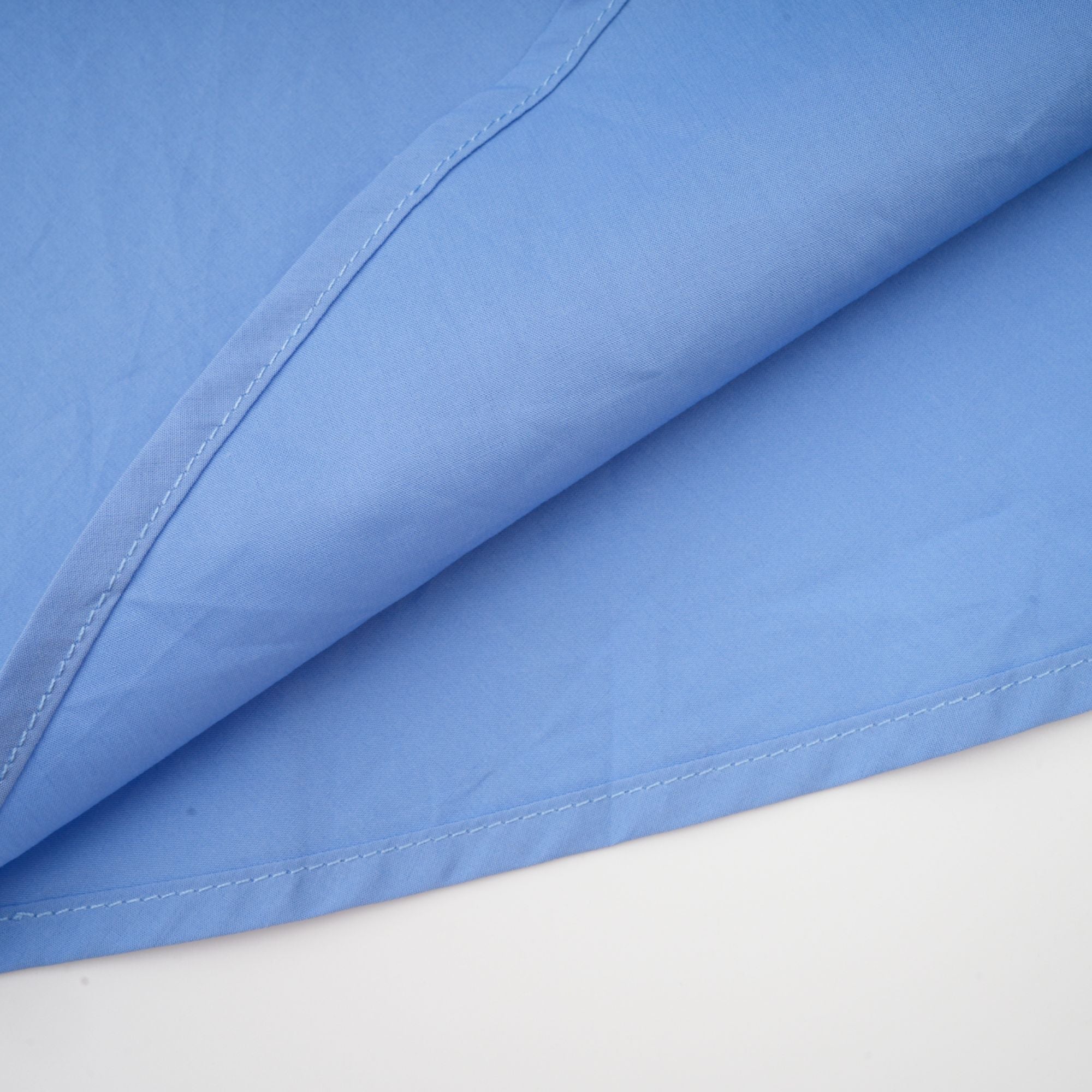 Emma petal-detail drawstring maxi dress in Blue (Final Sale)