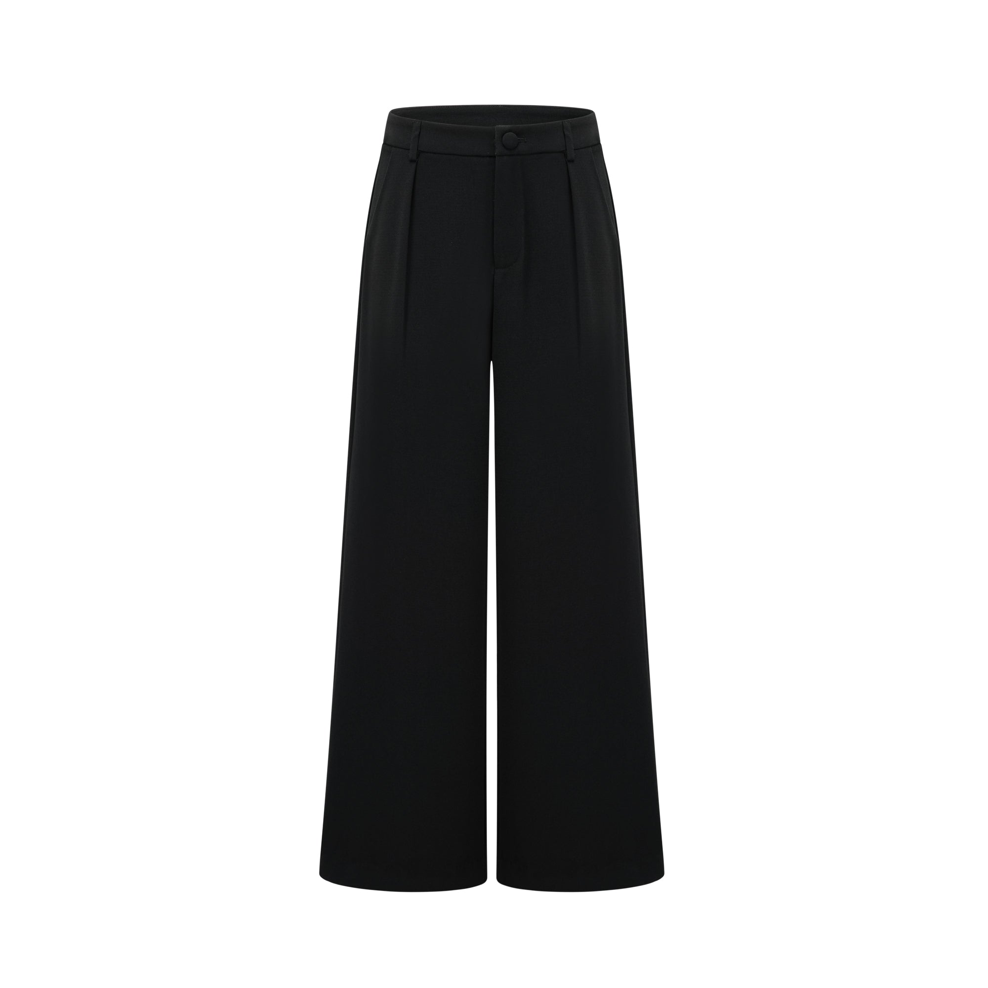 Suzanne black pleated jacket & trousers matching set (Final Sale)