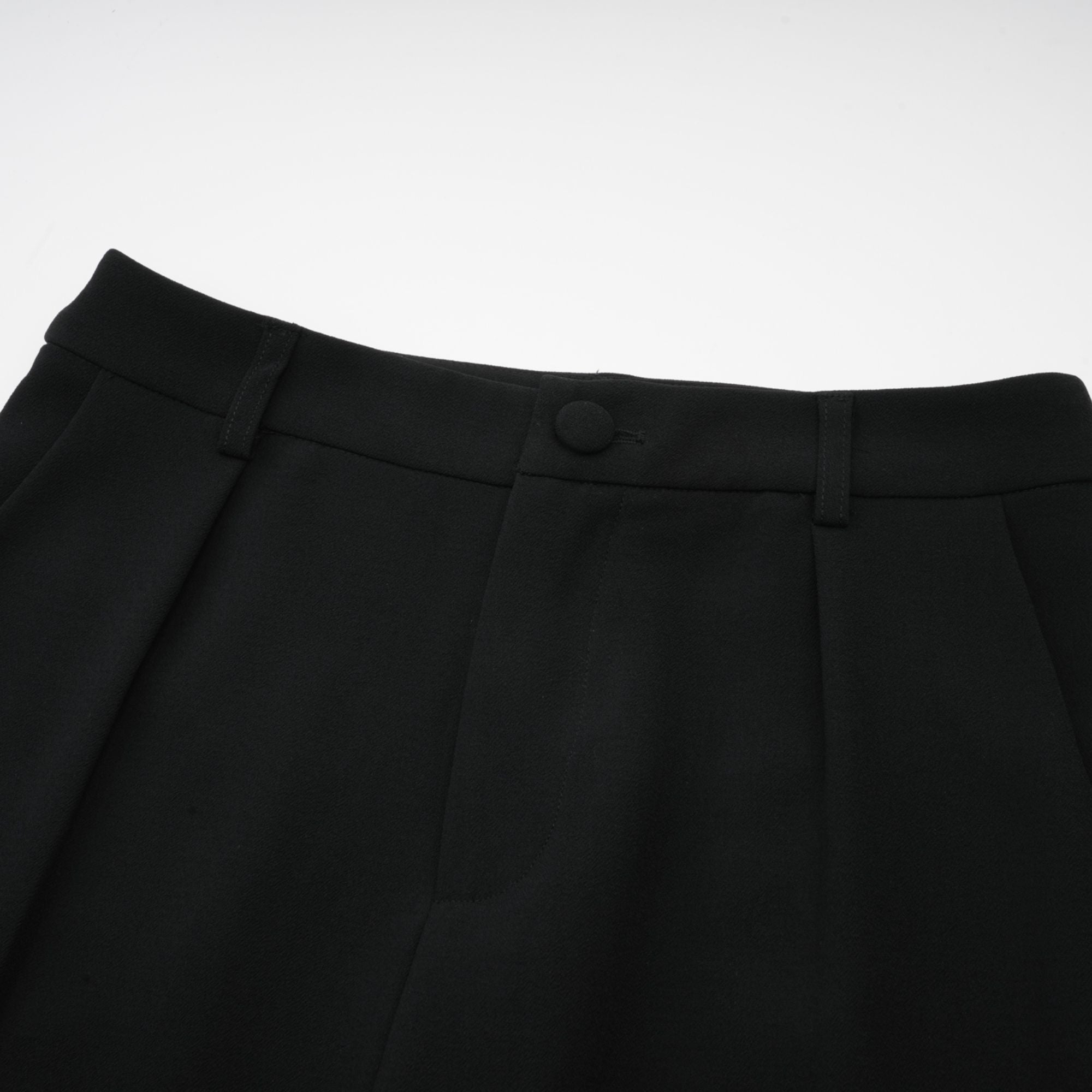 Suzanne black pleated jacket & trousers matching set (Final Sale)