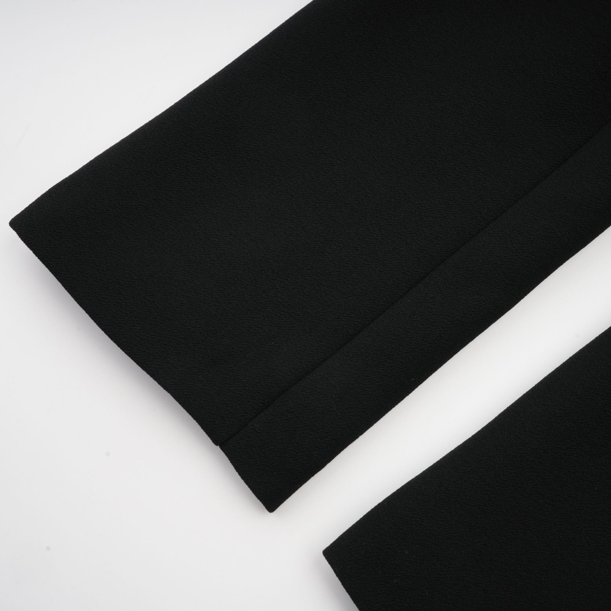 Suzanne black pleated jacket & trousers matching set (Final Sale)