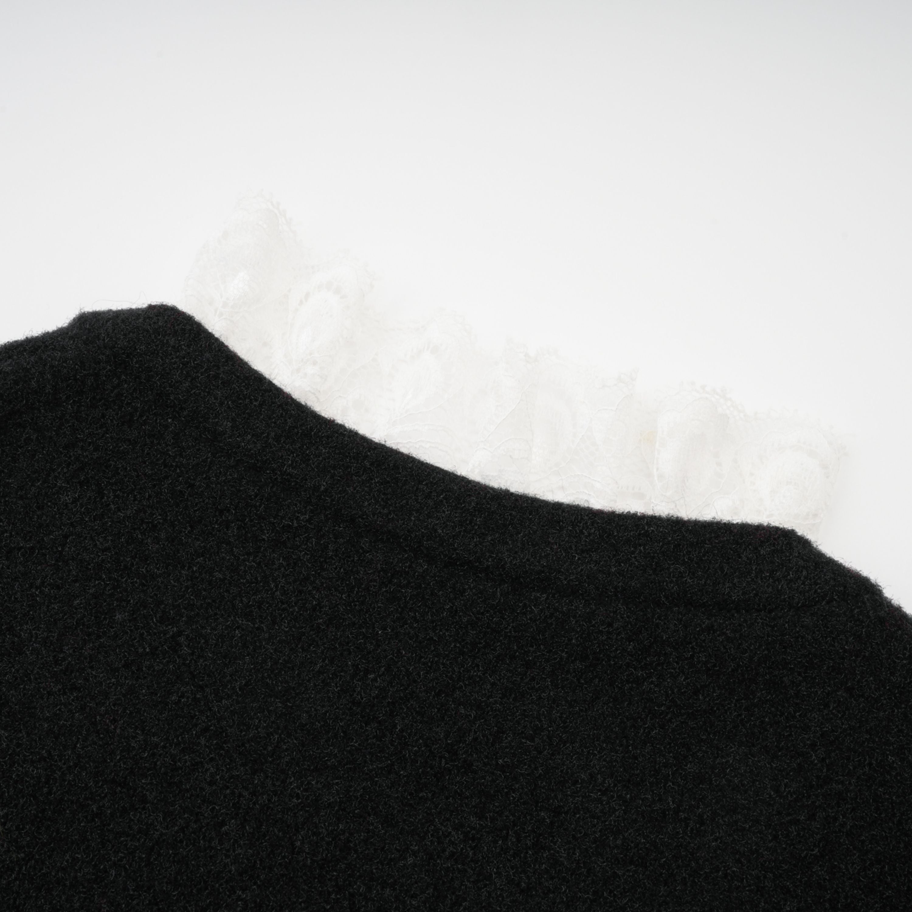 Ellinor Black Embellished Knit Top & Skirt Set (Final Sale)