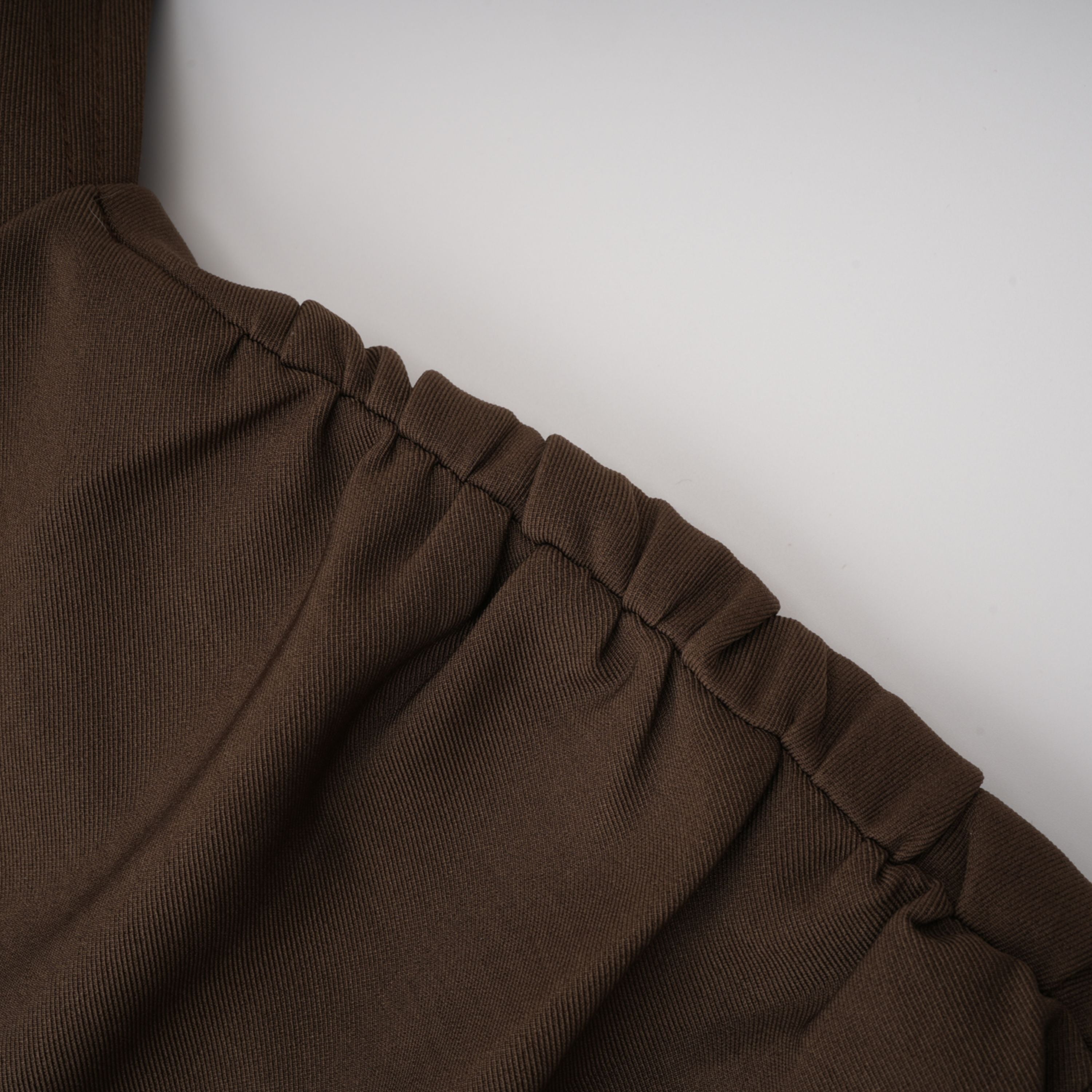 Francesca Brown Asymmetrical Gathered Mini Dress (Final Sale-US Only)