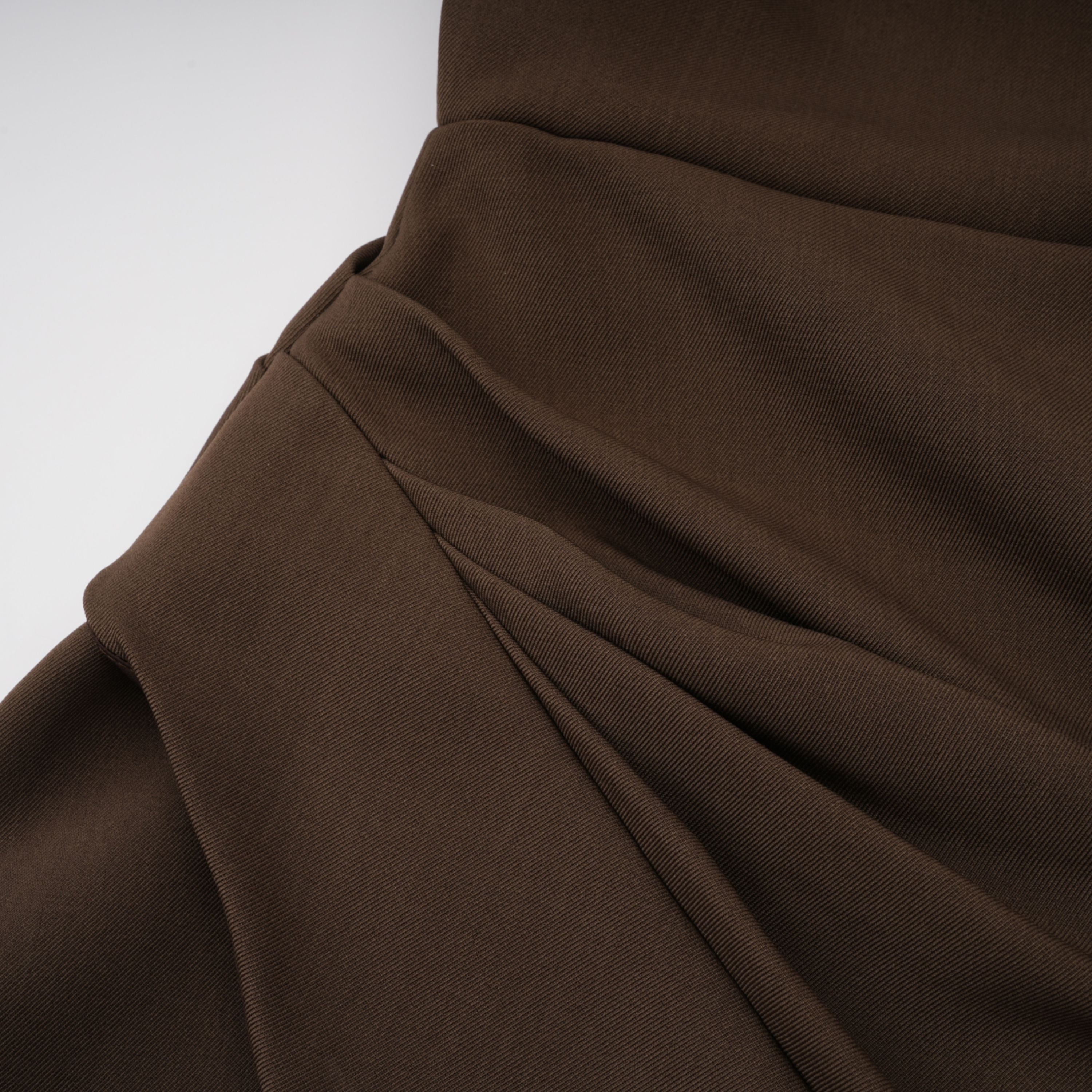 Francesca Brown Asymmetrical Gathered Mini Dress (Final Sale-US Only)