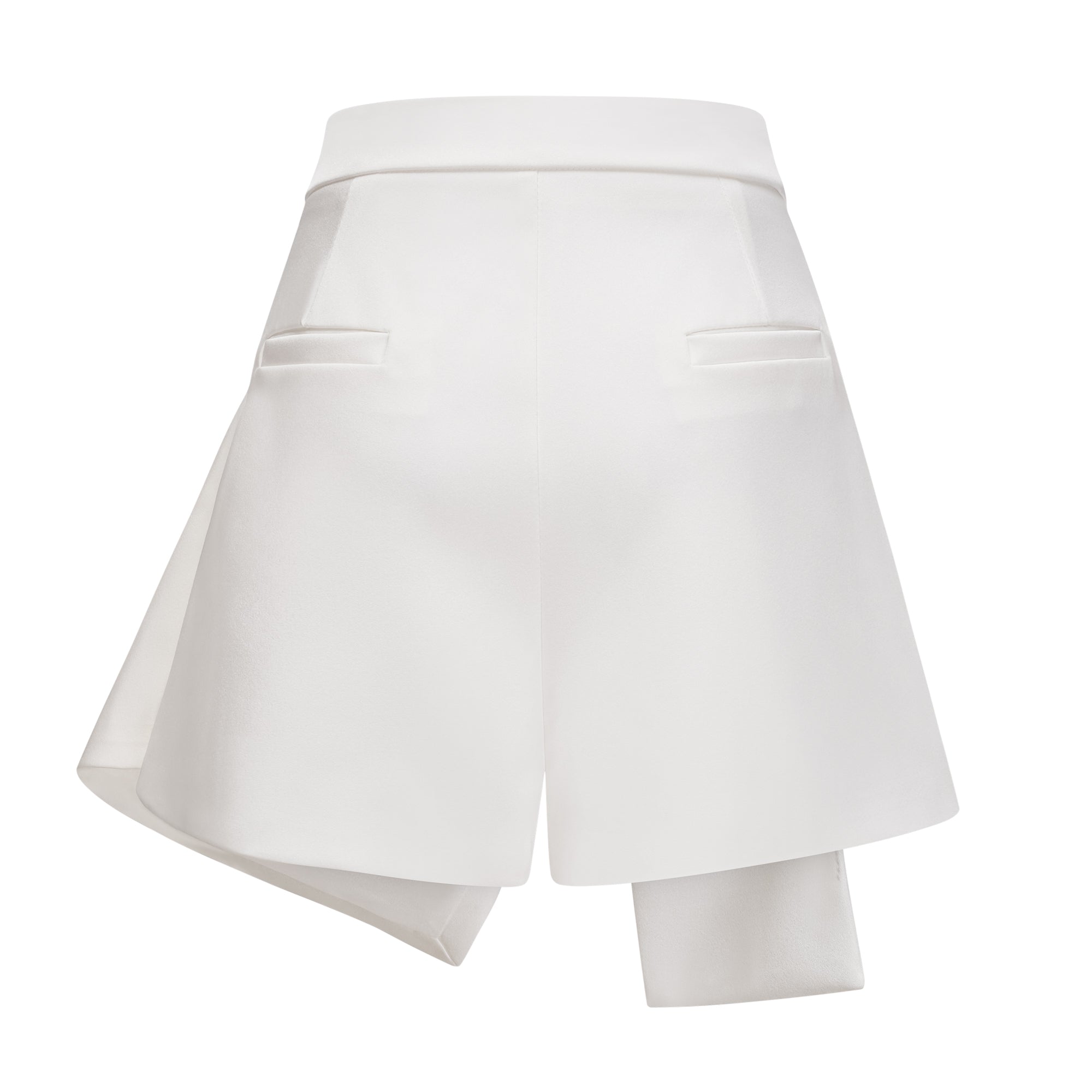 Vesper White High NeckLace Blouse & Skirt Co-ord Set (Final Sale-US Only)
