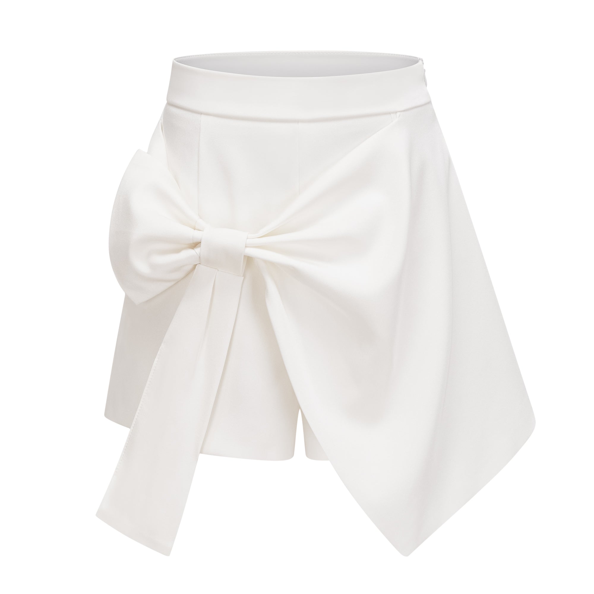 Vesper White High NeckLace Blouse & Skirt Co-ord Set (Final Sale-US Only)