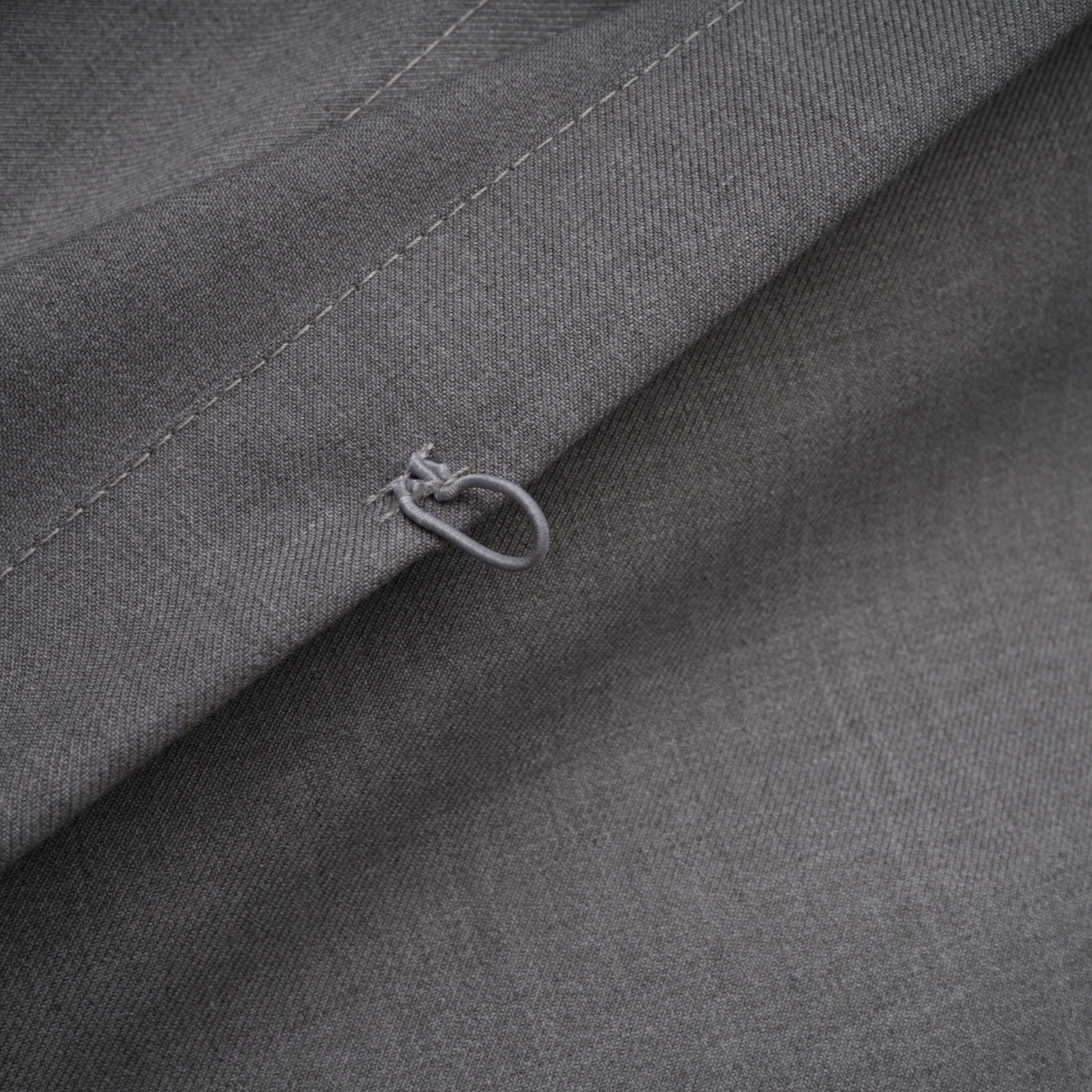 Cynthia Grey Asymmetrical Draped Shirt & Trousers Set