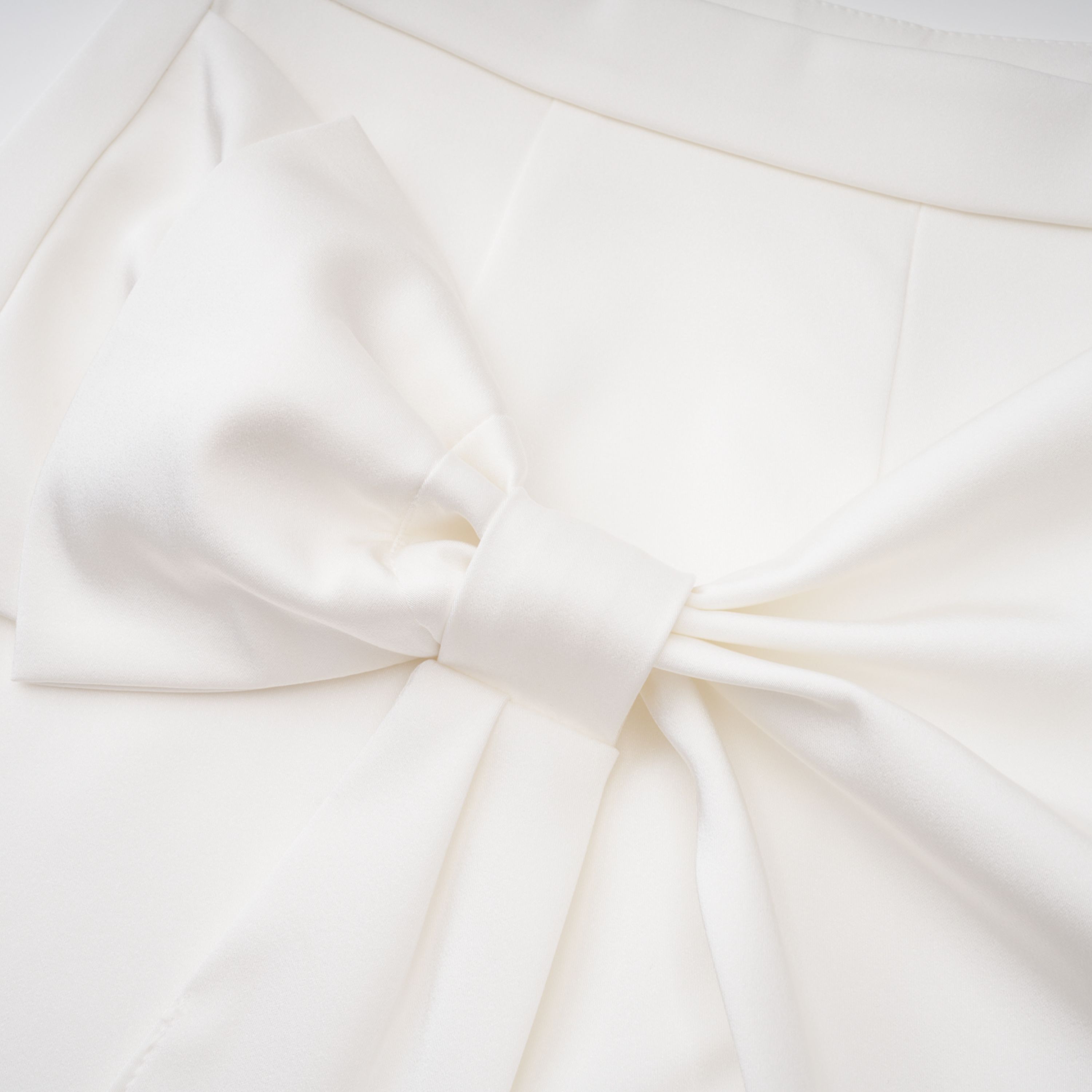 Vesper White High NeckLace Blouse & Skirt Co-ord Set (Final Sale-US Only)