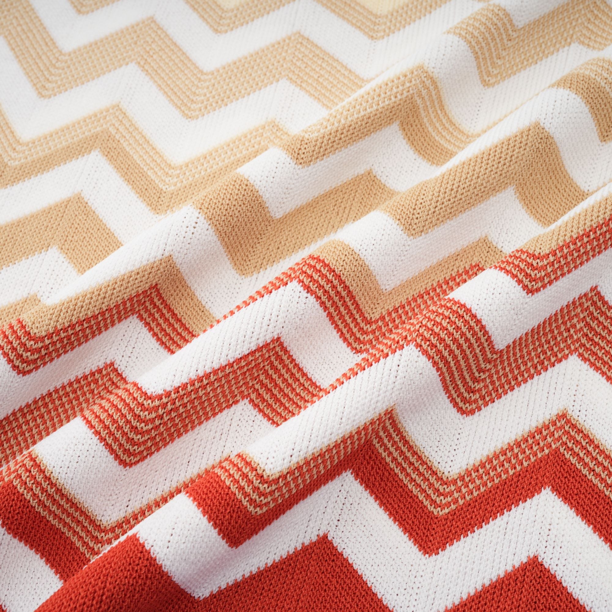 Isabelle Yellow Zigzag Knit Matching Set (Final Sale-US Only)