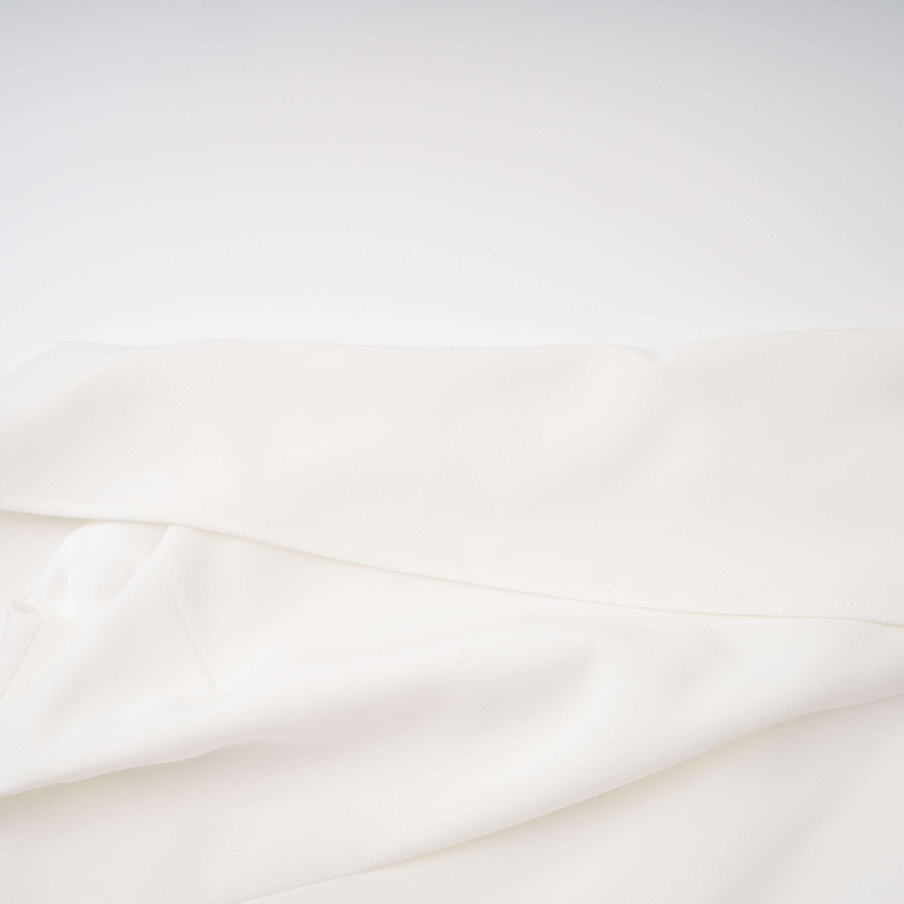 Kare White Asymmetrical Gathered Midi Dress