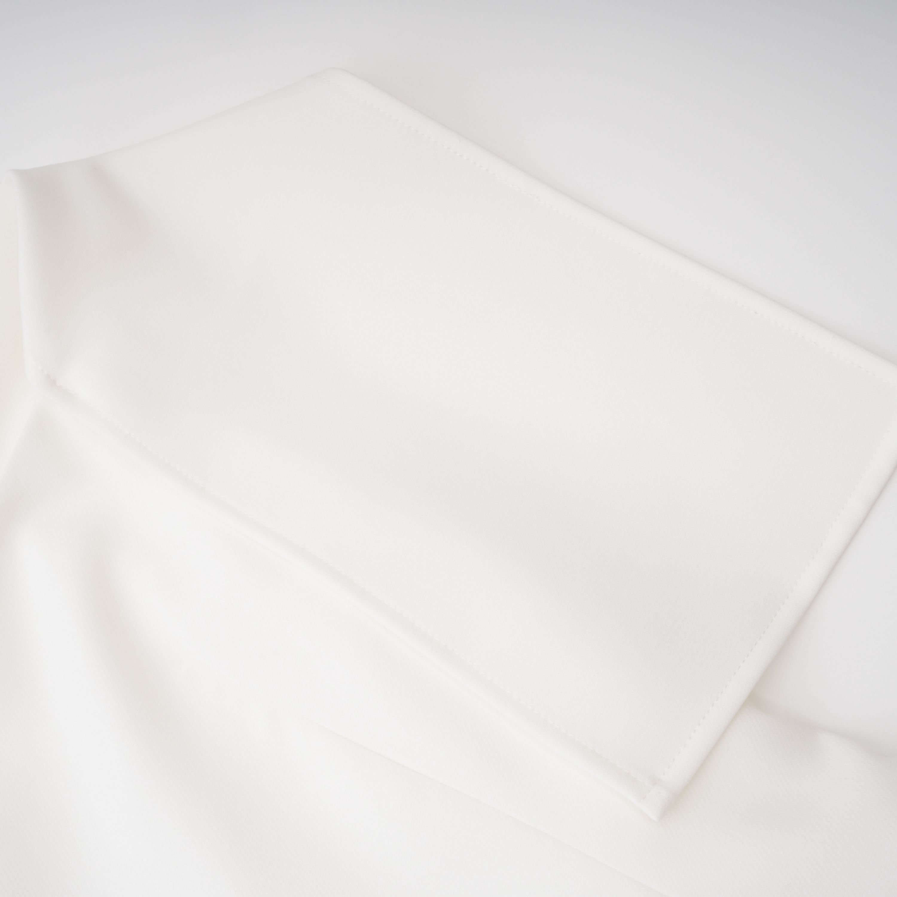 Kare White Asymmetrical Gathered Midi Dress