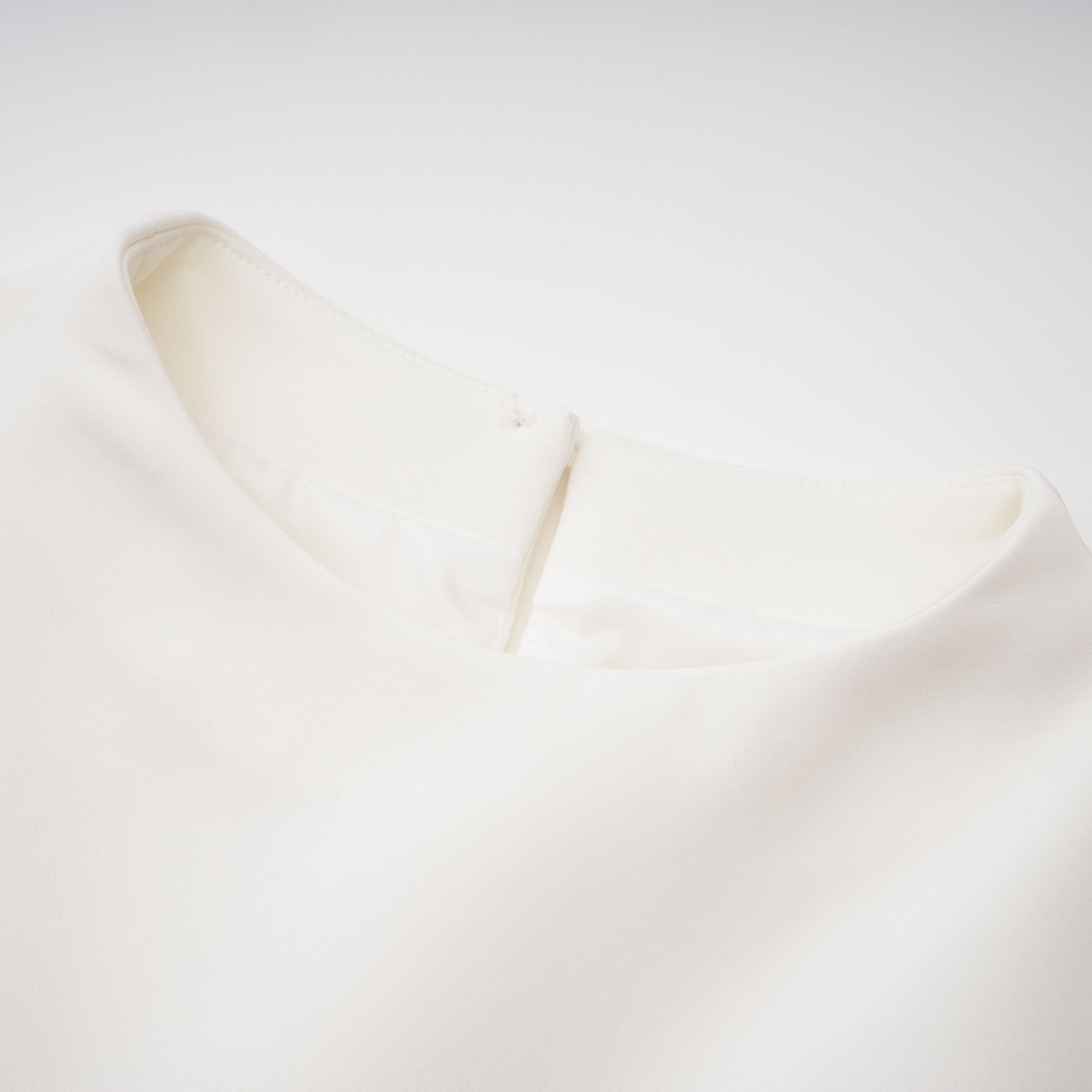 Kristveig White Cape Design Structured Mini Dress (Final Sale-US Only)