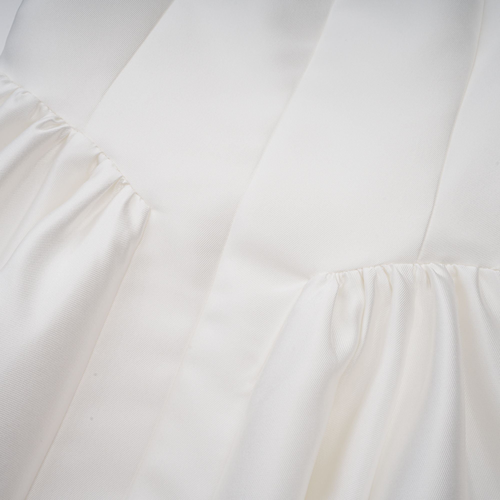Amandine white open-back cap-sleeve midi dress (Final Sale)