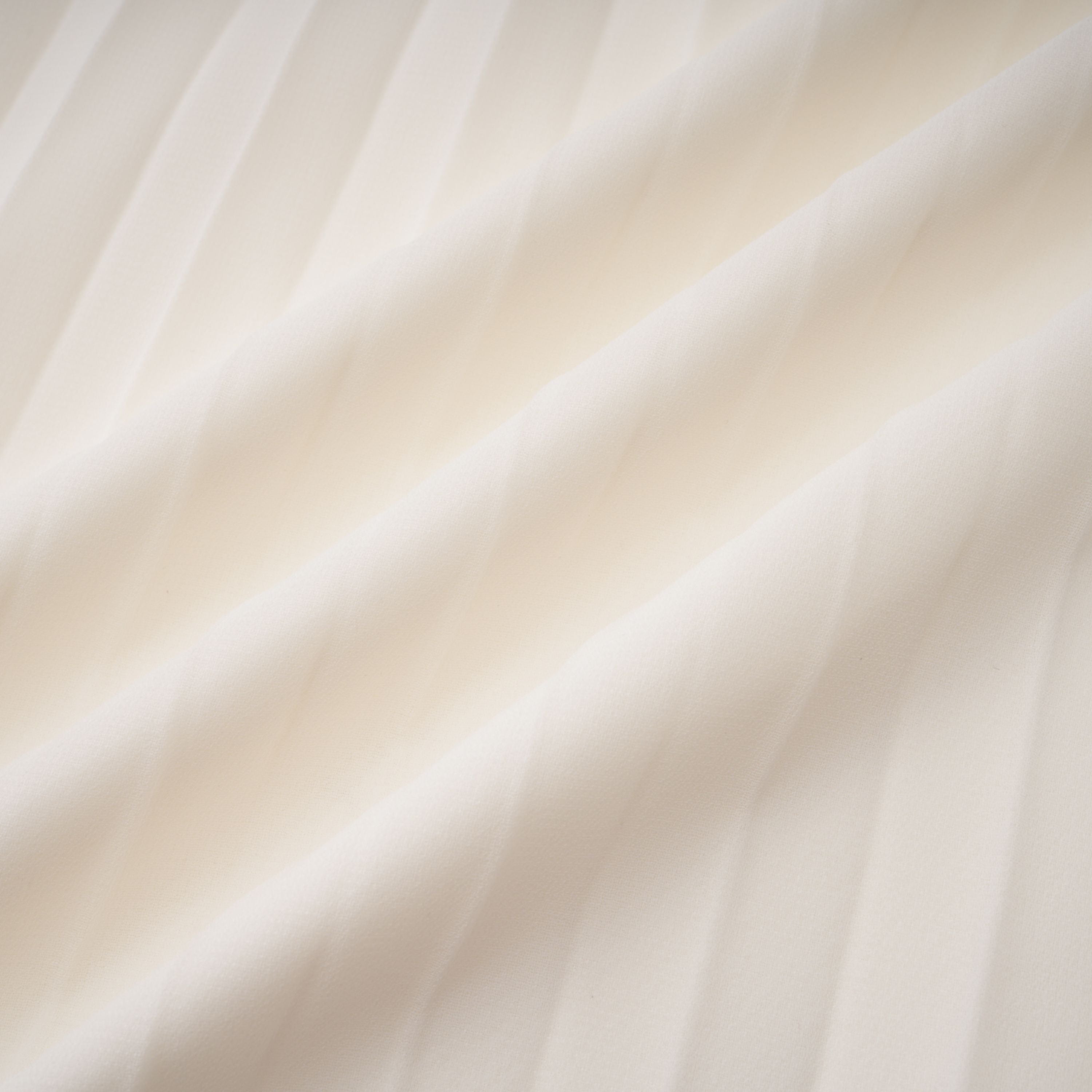 Ecem Cream White Mock Neck Ruched Jumpsuit