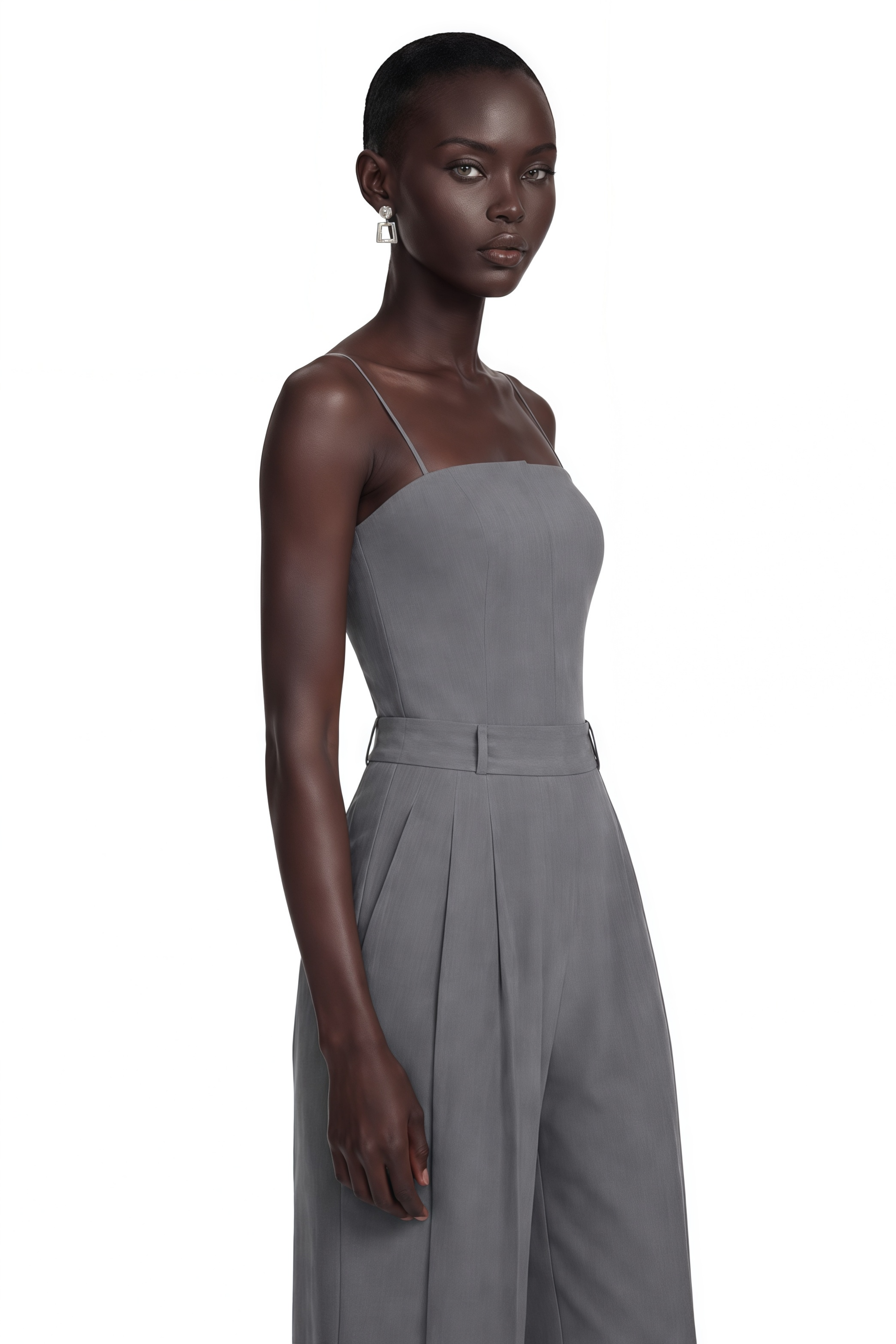 Manaia Grey Wide-Leg Jumpsuit (Final Sale-US Only)