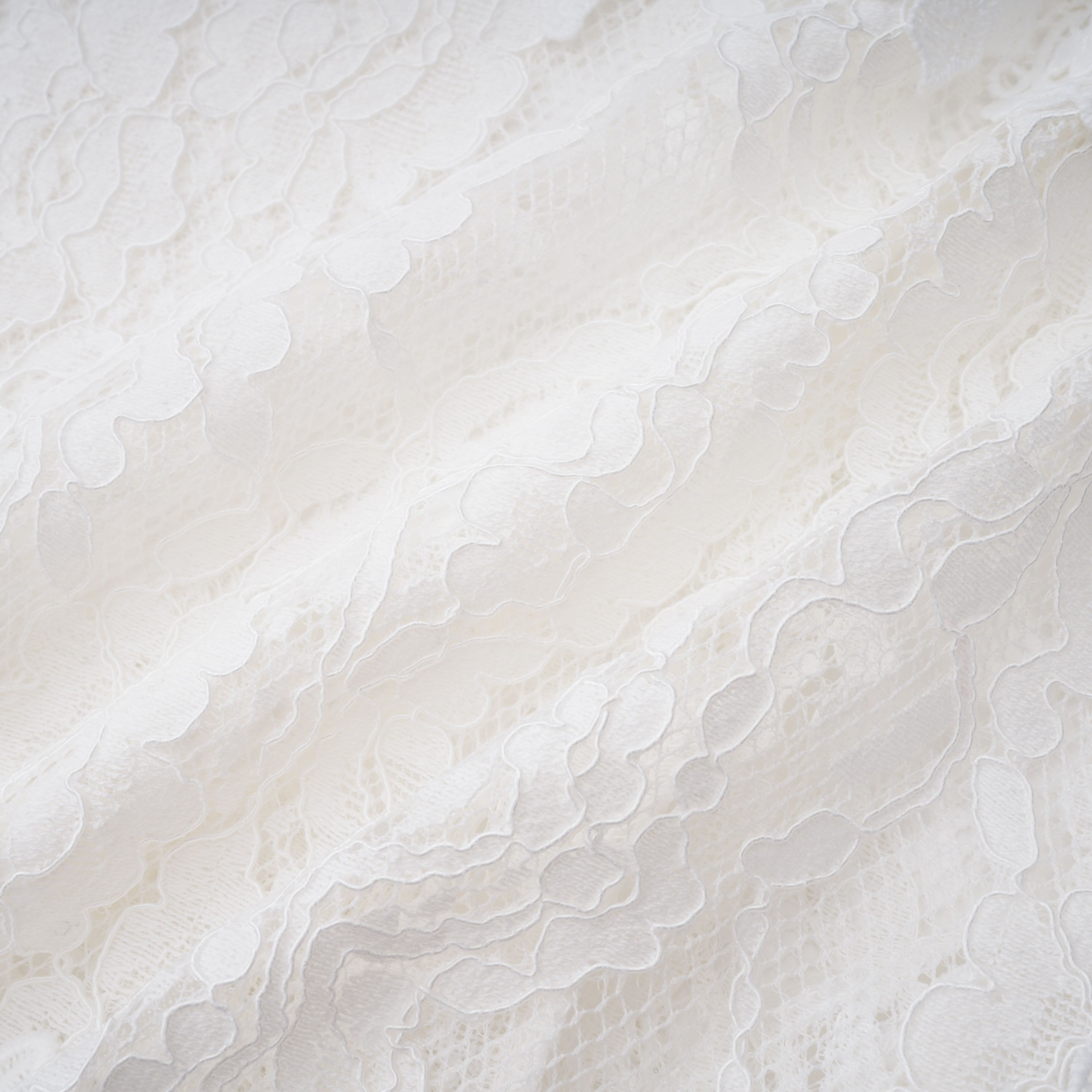 Mandana White Lace Mini Dress with Cape (Final Sale-US Only)