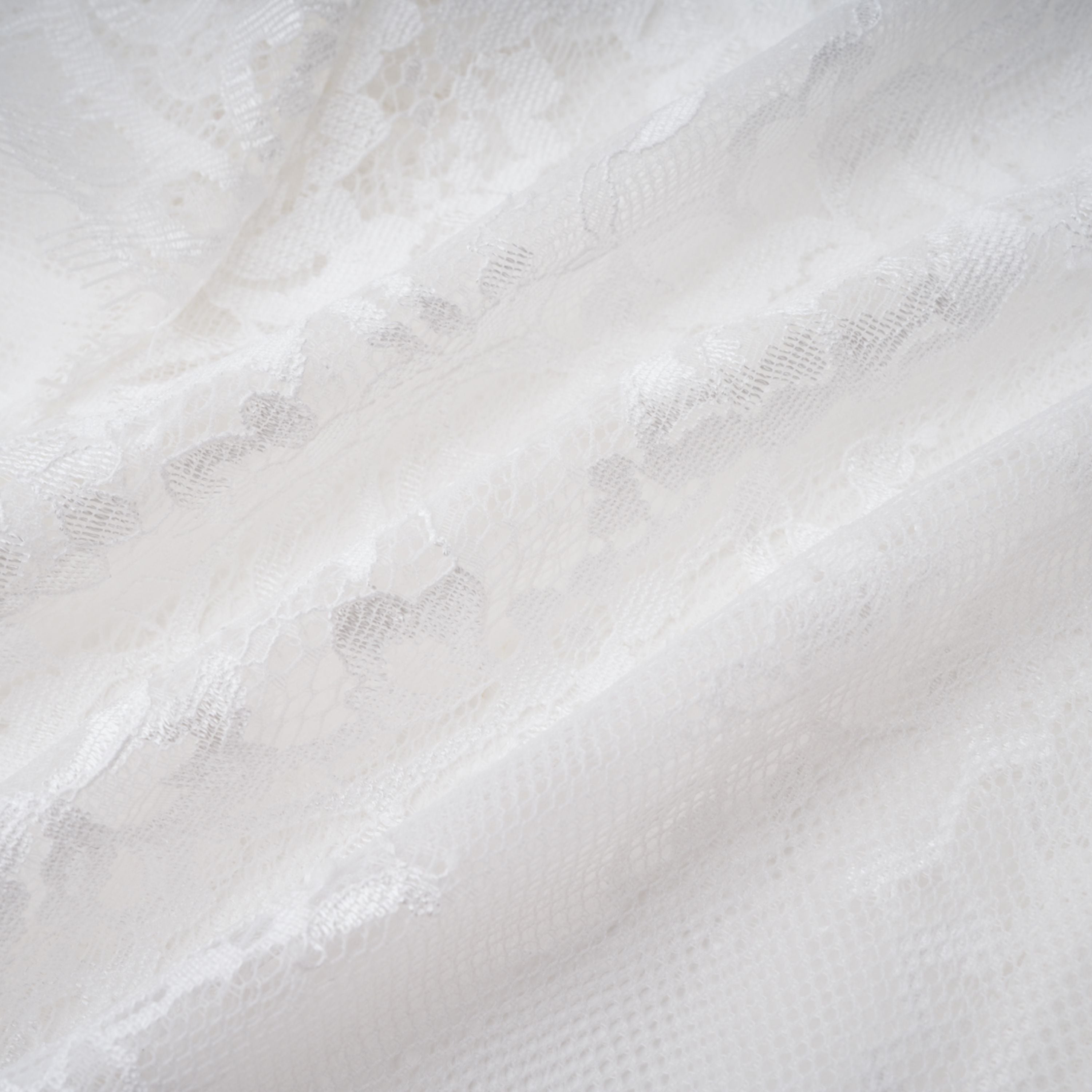 White Lace Convertible Gown with Detachable Skirt