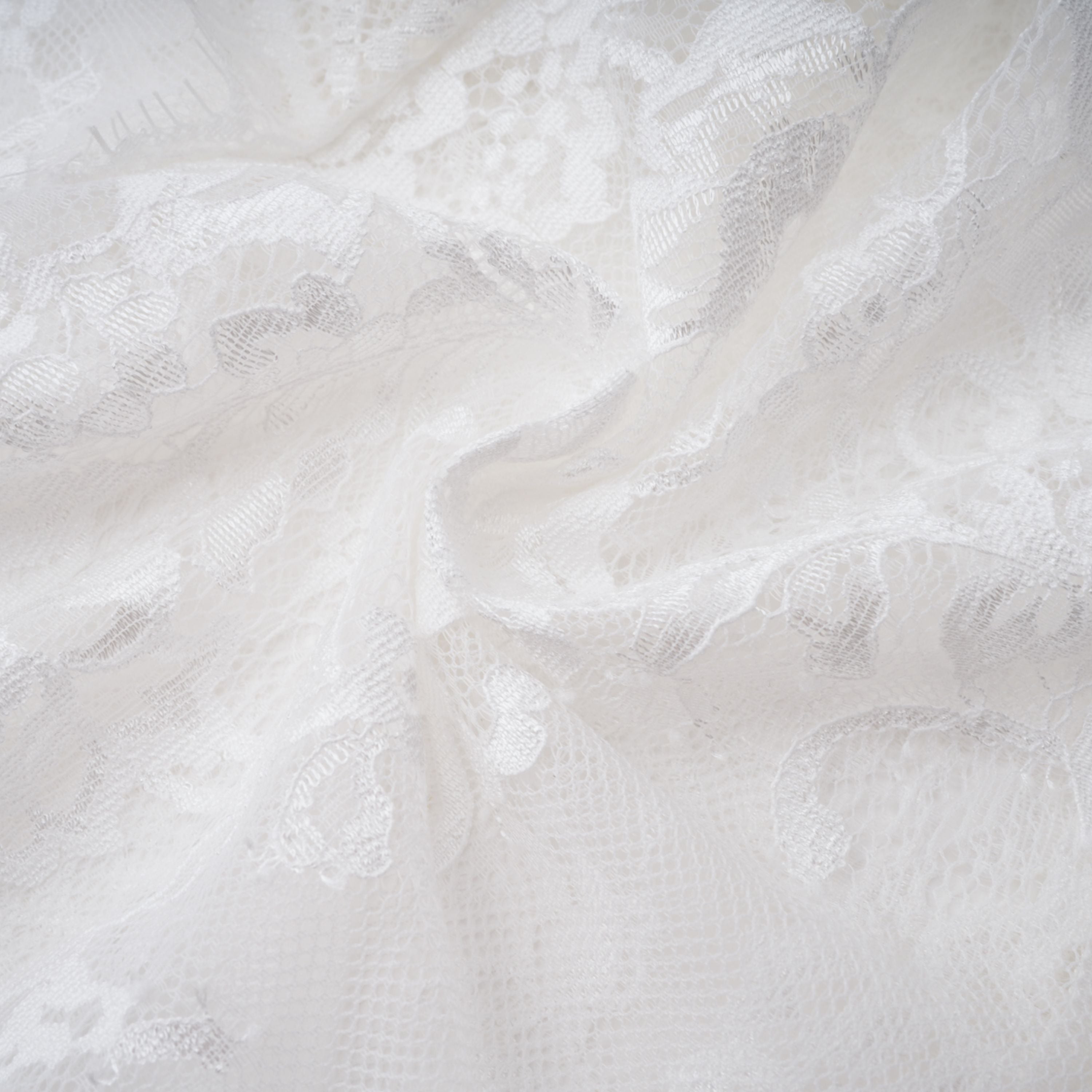 White Lace Convertible Gown with Detachable Skirt