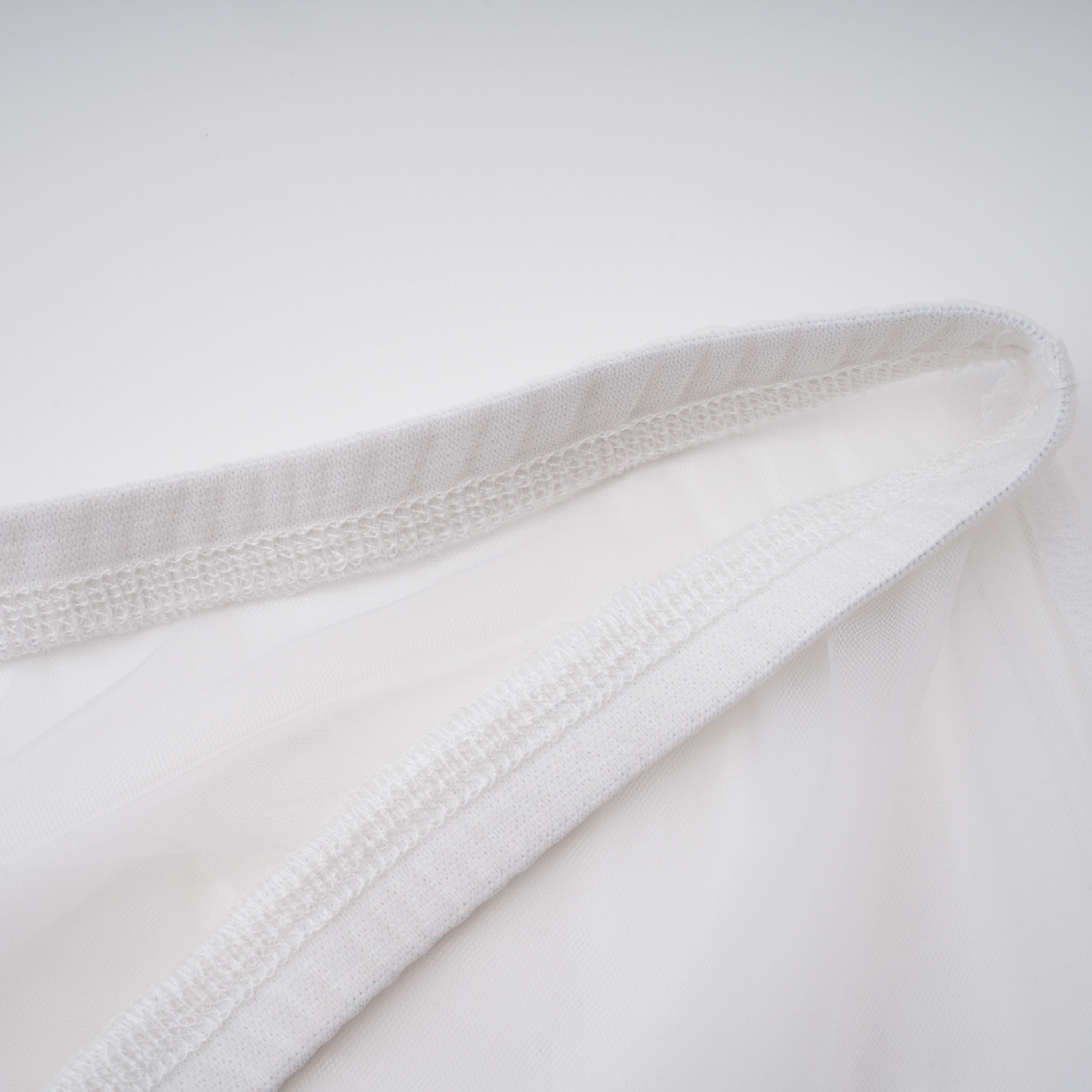 White Lace Convertible Gown with Detachable Skirt