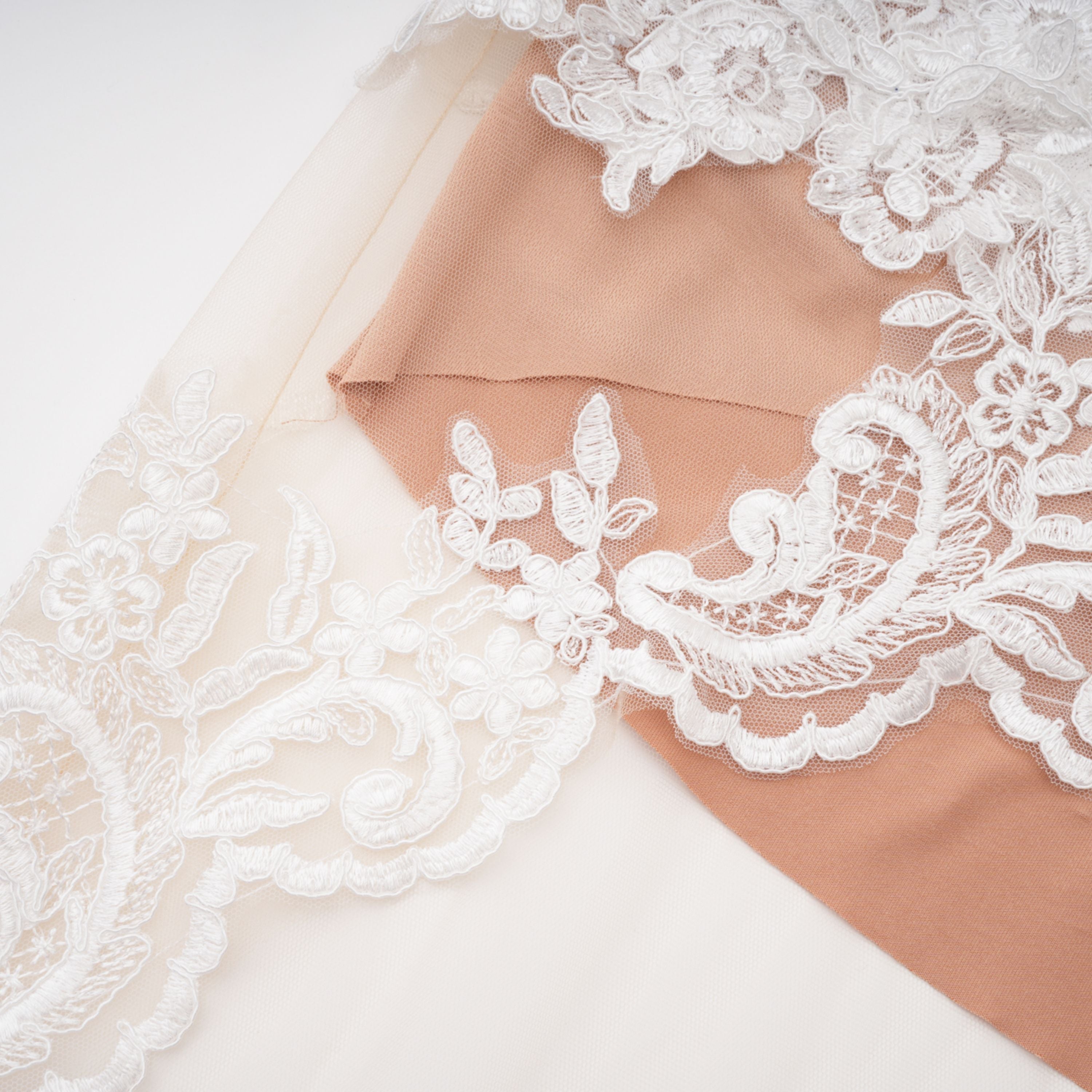 Mieke White Semi-Sheer Lace Maxi Dress (Final Sale-US Only)