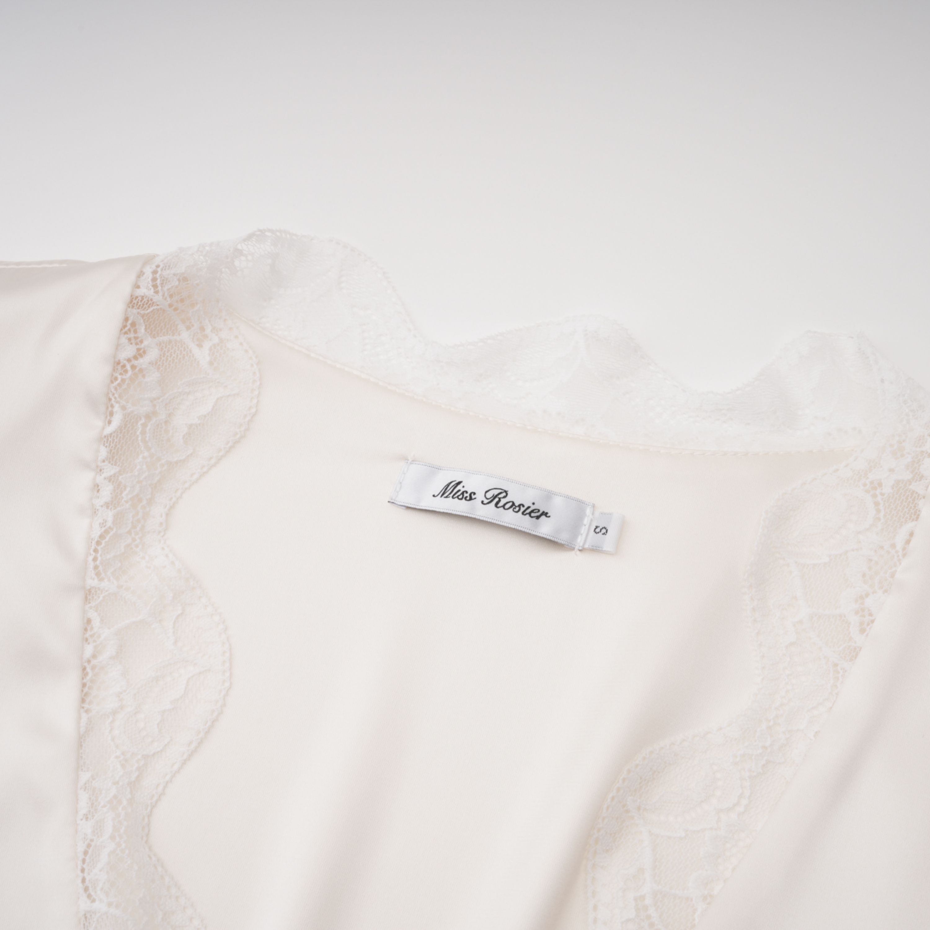 Ngawai Champagne Sweetheart Mini Dress with Lace Trim (Final Sale-US Only)