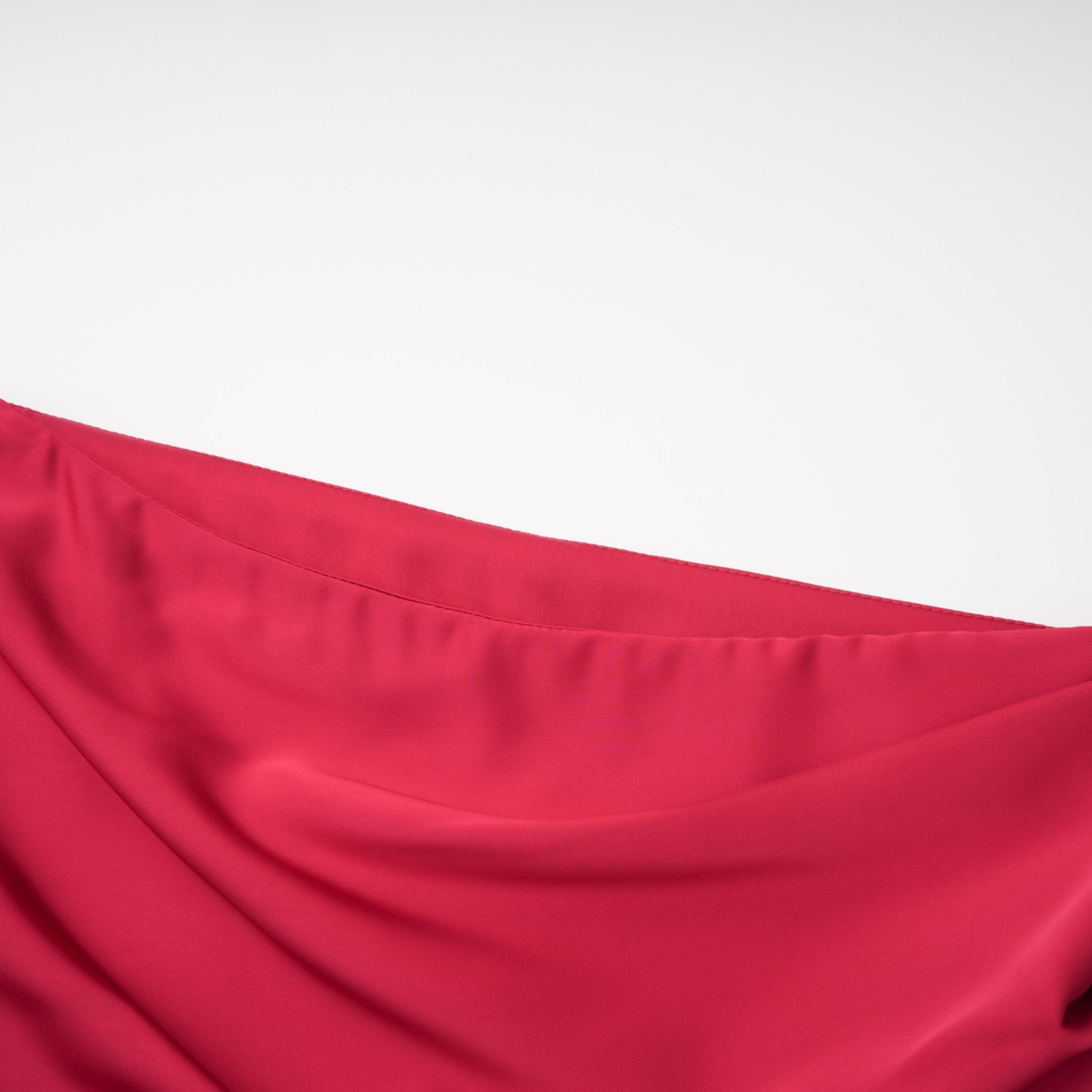 Olesya Red Lace Top & Ruched Skirt Set (Final Sale)