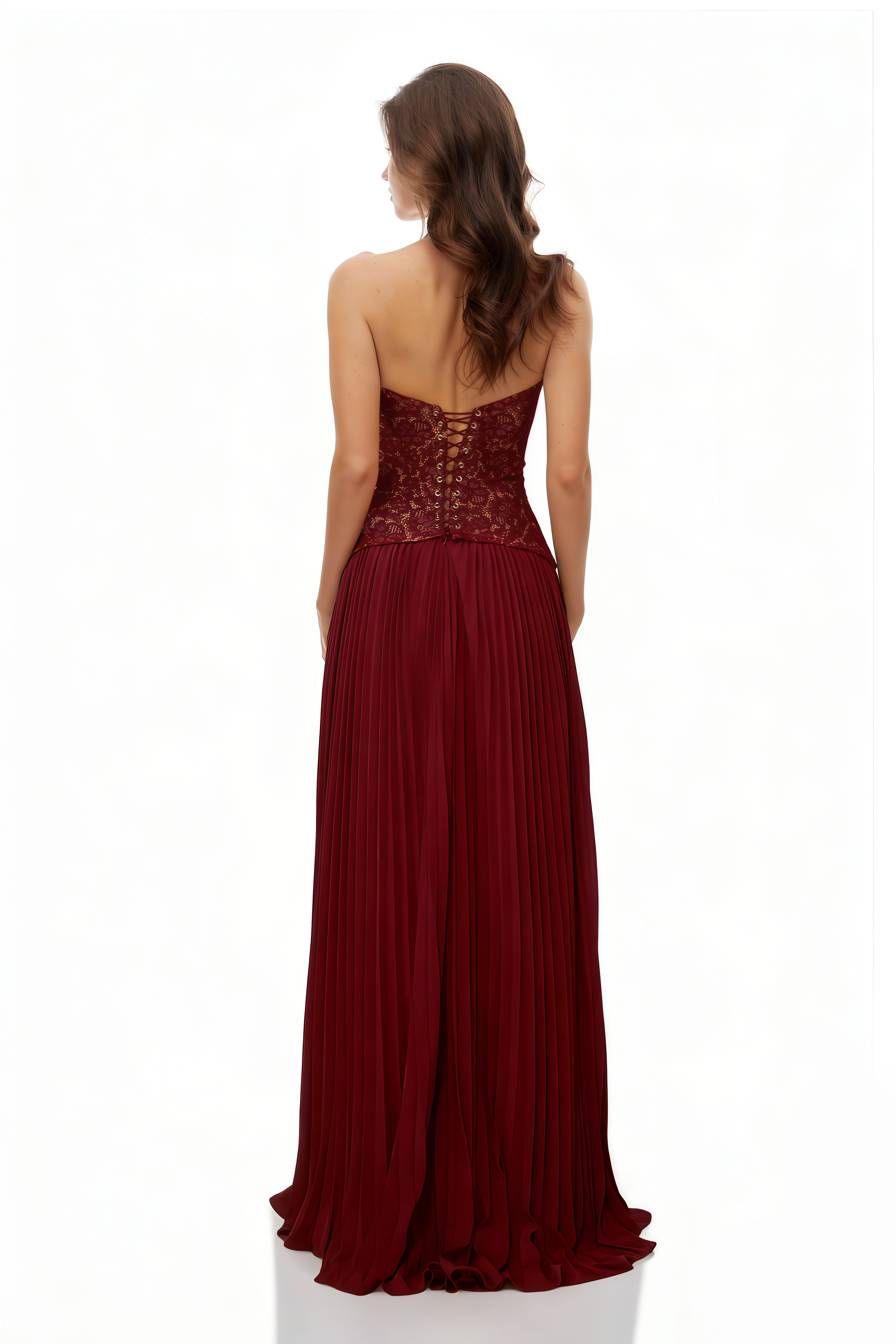 Floral Embroidered Mother of the Bride Dress