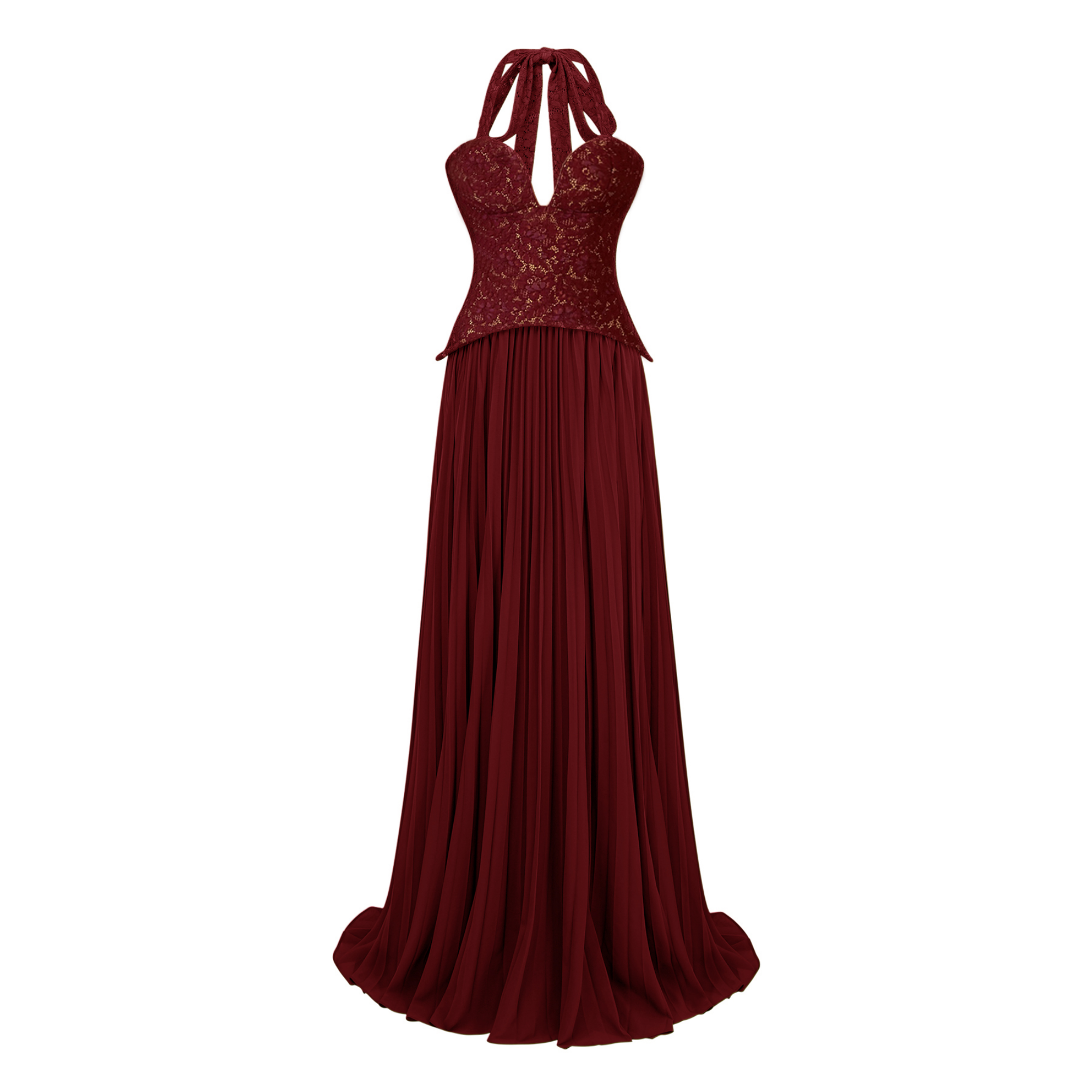 Floral Embroidered Mother of the Bride Dress