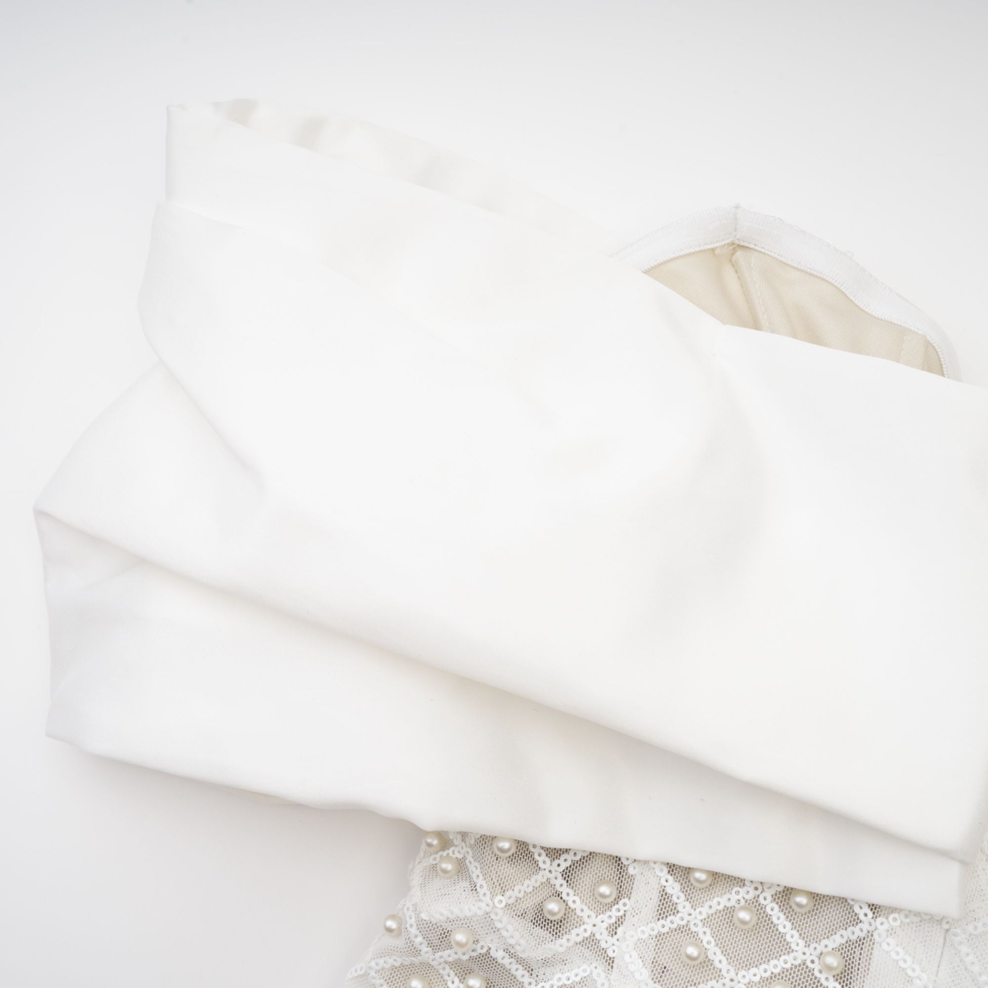 Maura faux-pearl off-shoulder dress (Final Sale)