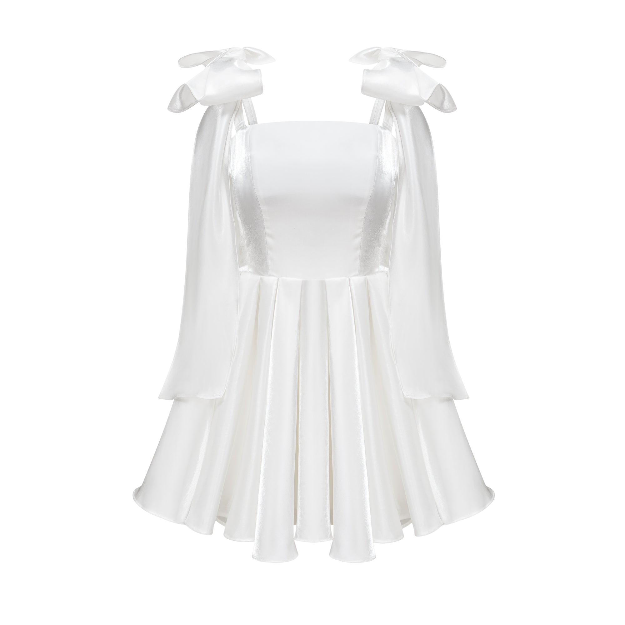 Catiana bow-detail flared dress (Final Sale-US Only)