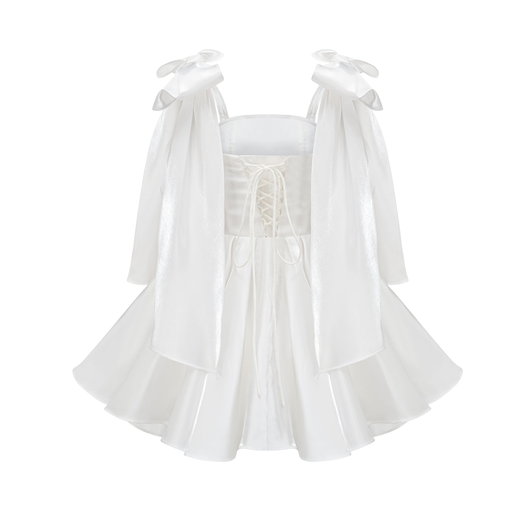 Catiana Bow-Detail Flared Dress